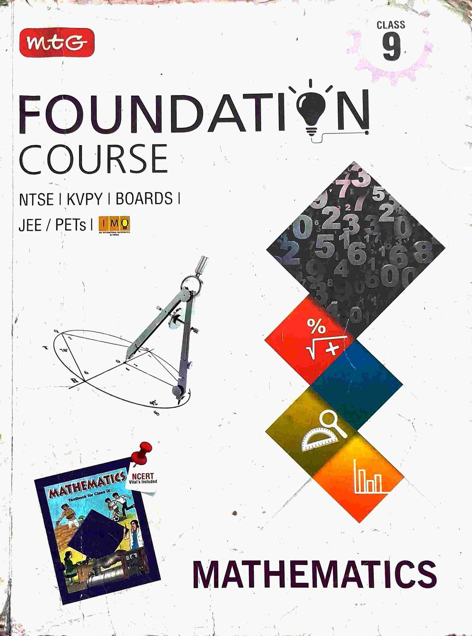 Buy Second Hand MTG FOUNDATION COURSE for class 9 (Maths) in Suti - Bookaao