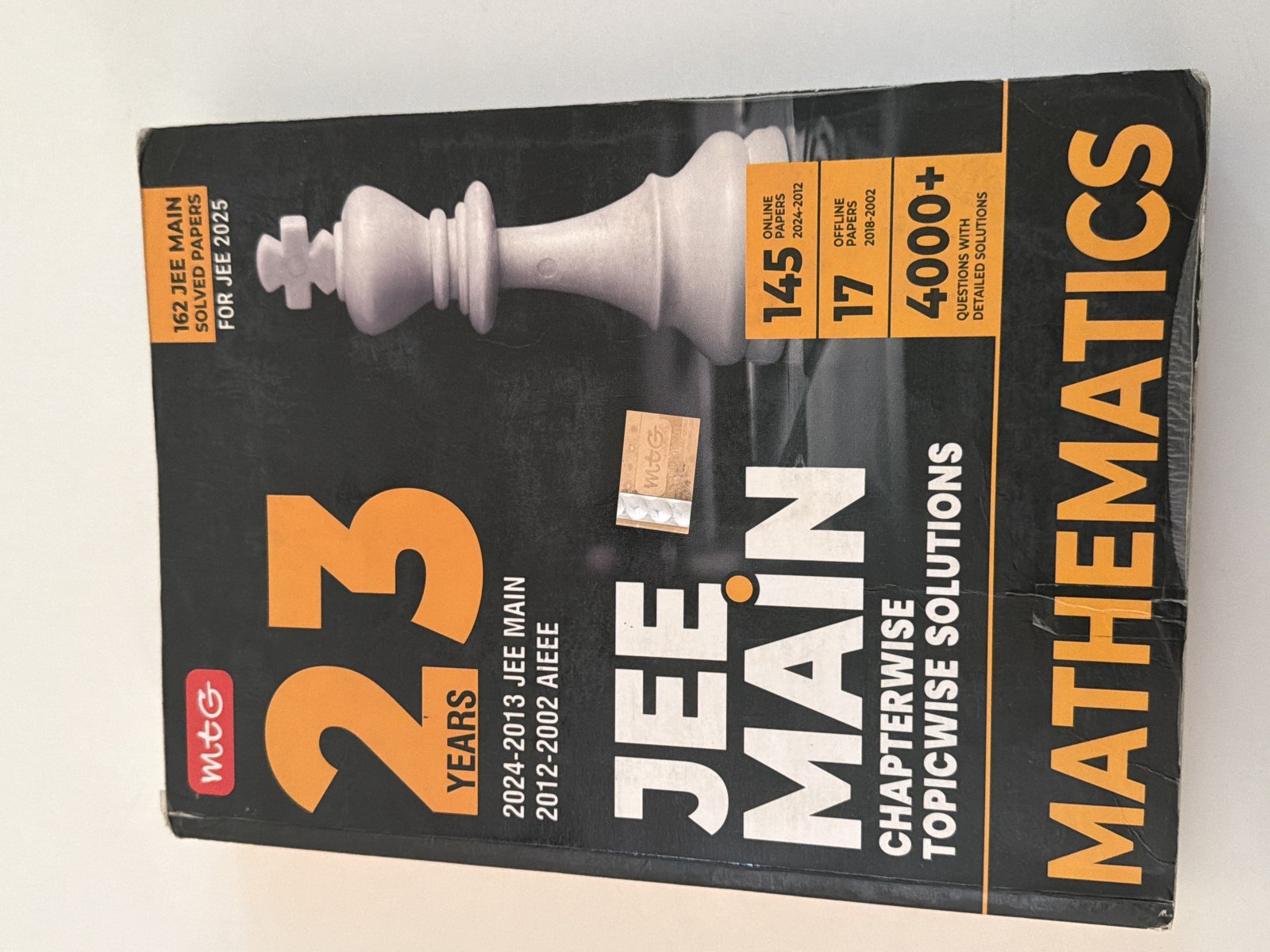 Buy Second Hand Mtg jee main chapter wise topic wise solution math in Bangalore - Bookaao