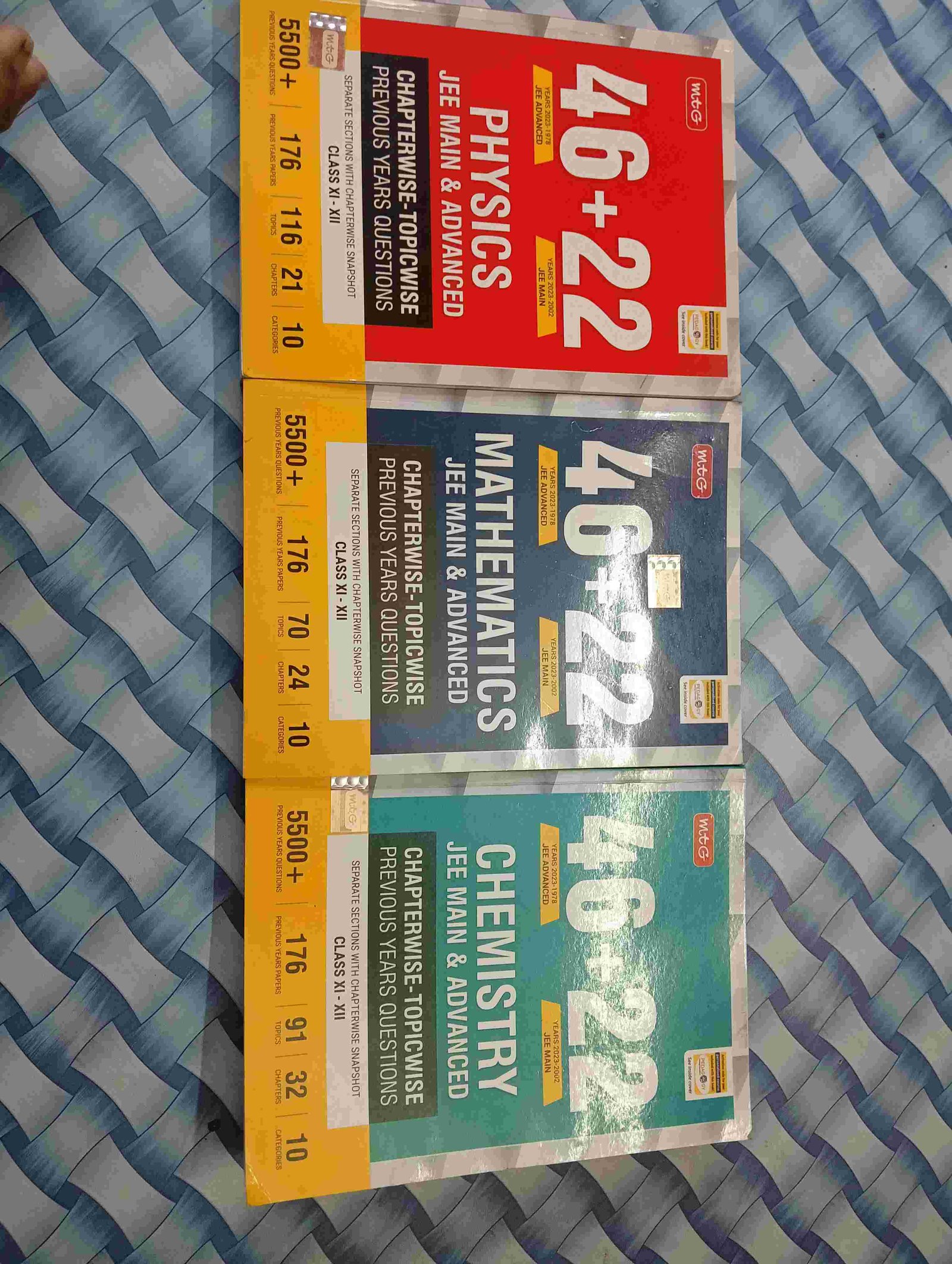 MTG Jee Mains and Advanced 46 years PYQs Book - Second Hand - Bookaao