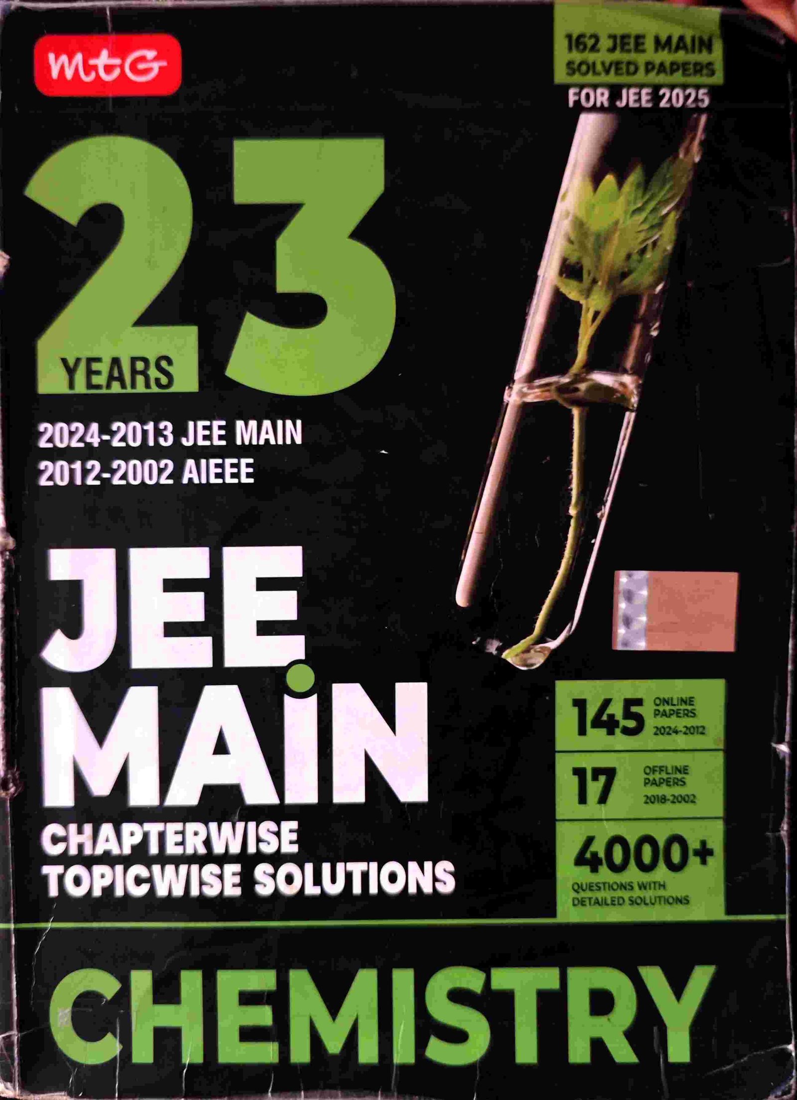 Mtg JEE mains chapterwise solutions Chemistry PYQ - Second Hand - Bookaao
