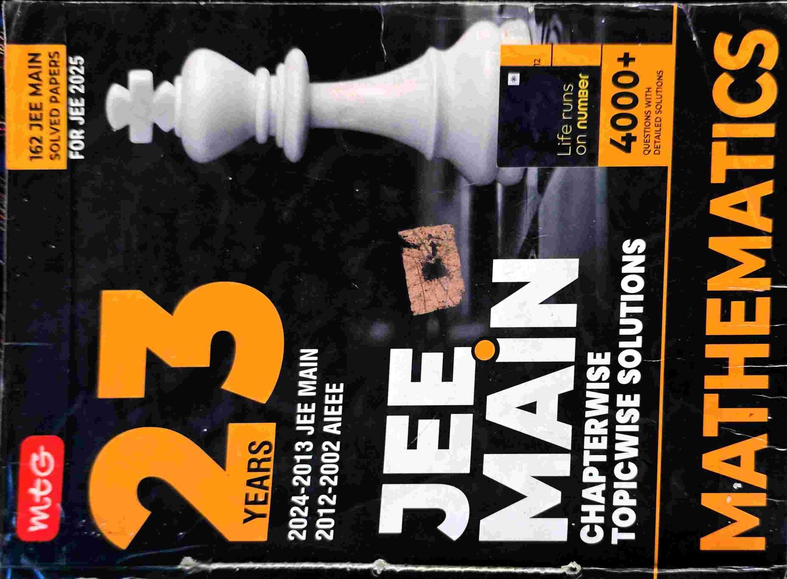 Mtg JEE mains chapterwise solutions Maths PYQ - Second Hand - Bookaao