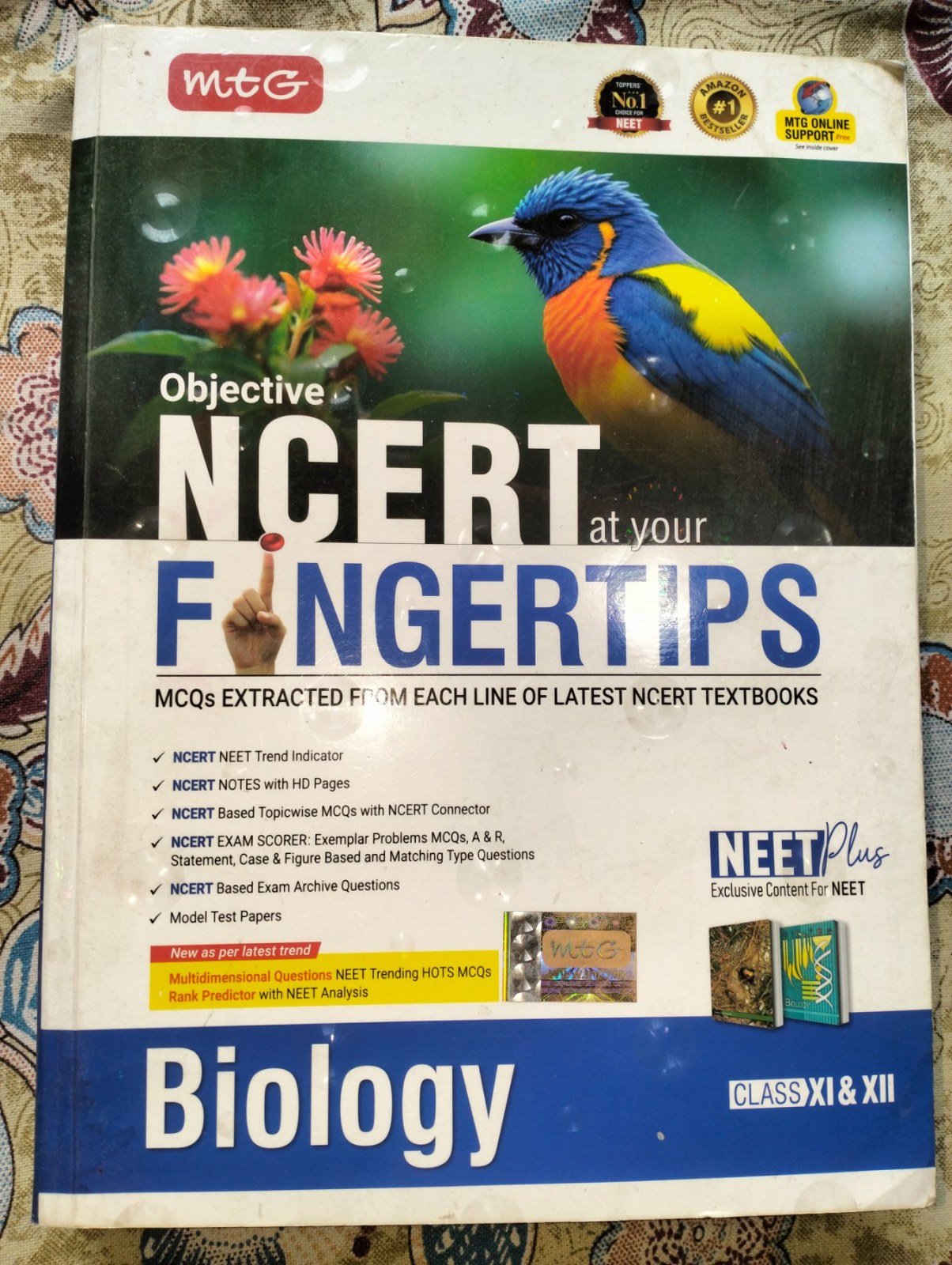 MTG NCERT at Your Fingertips Biology for NEET 2026 - Second Hand - Bookaao