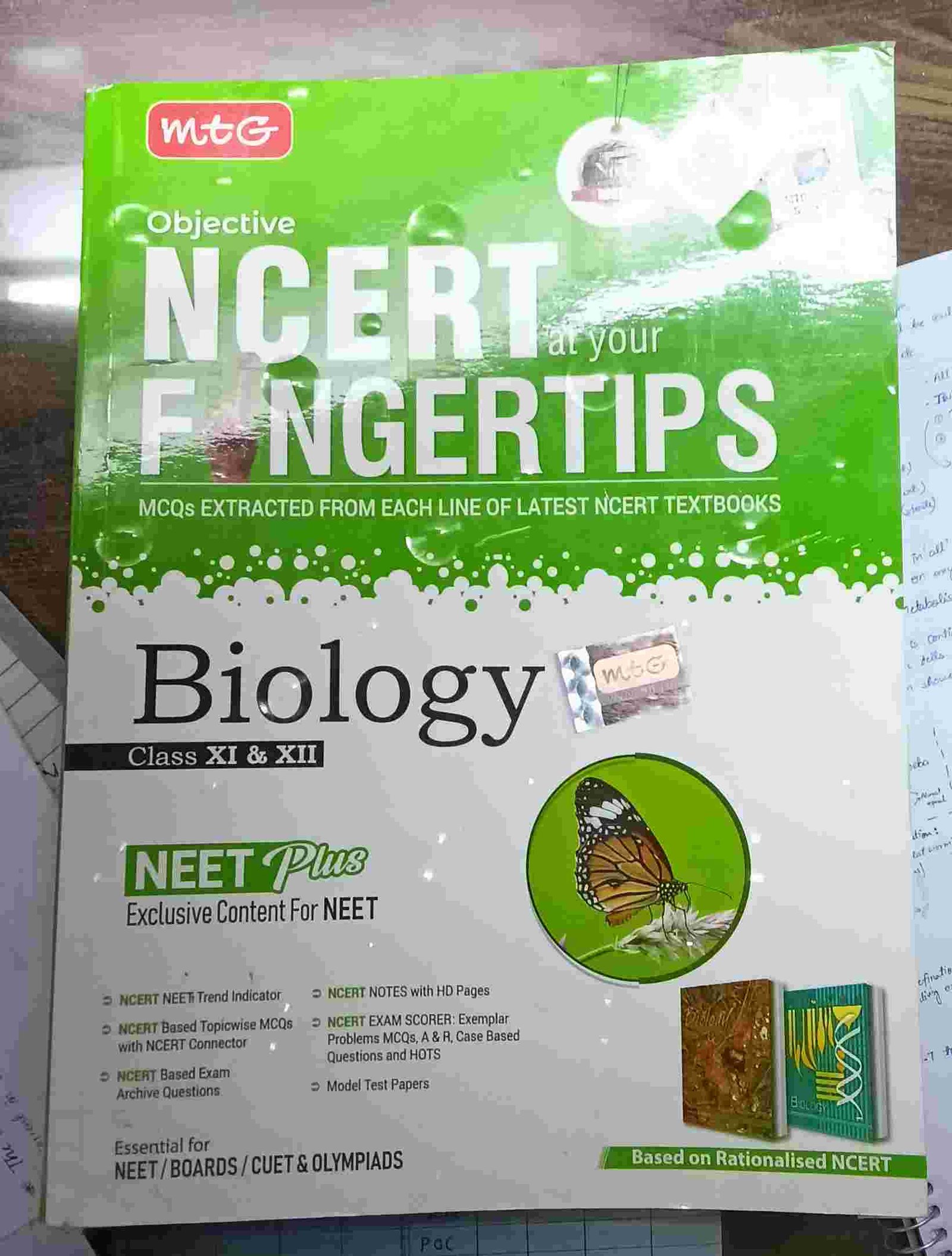 MTG Ncert at your fingertips biology New book - New Book - Bookaao