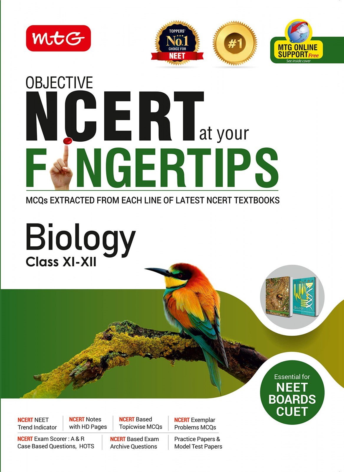 MTG NCERT Fingertips Biology Class 11–12 | NEET - Second Hand - Bookaao