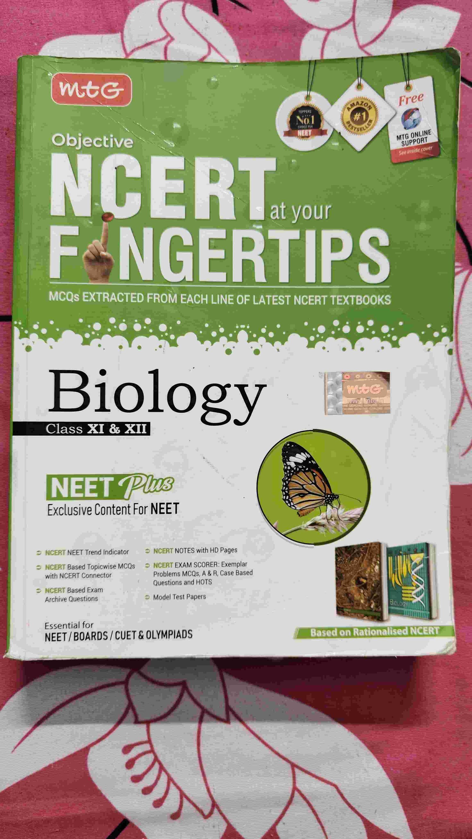MTG -  NCERT fingertips - biology - Second Hand - Bookaao