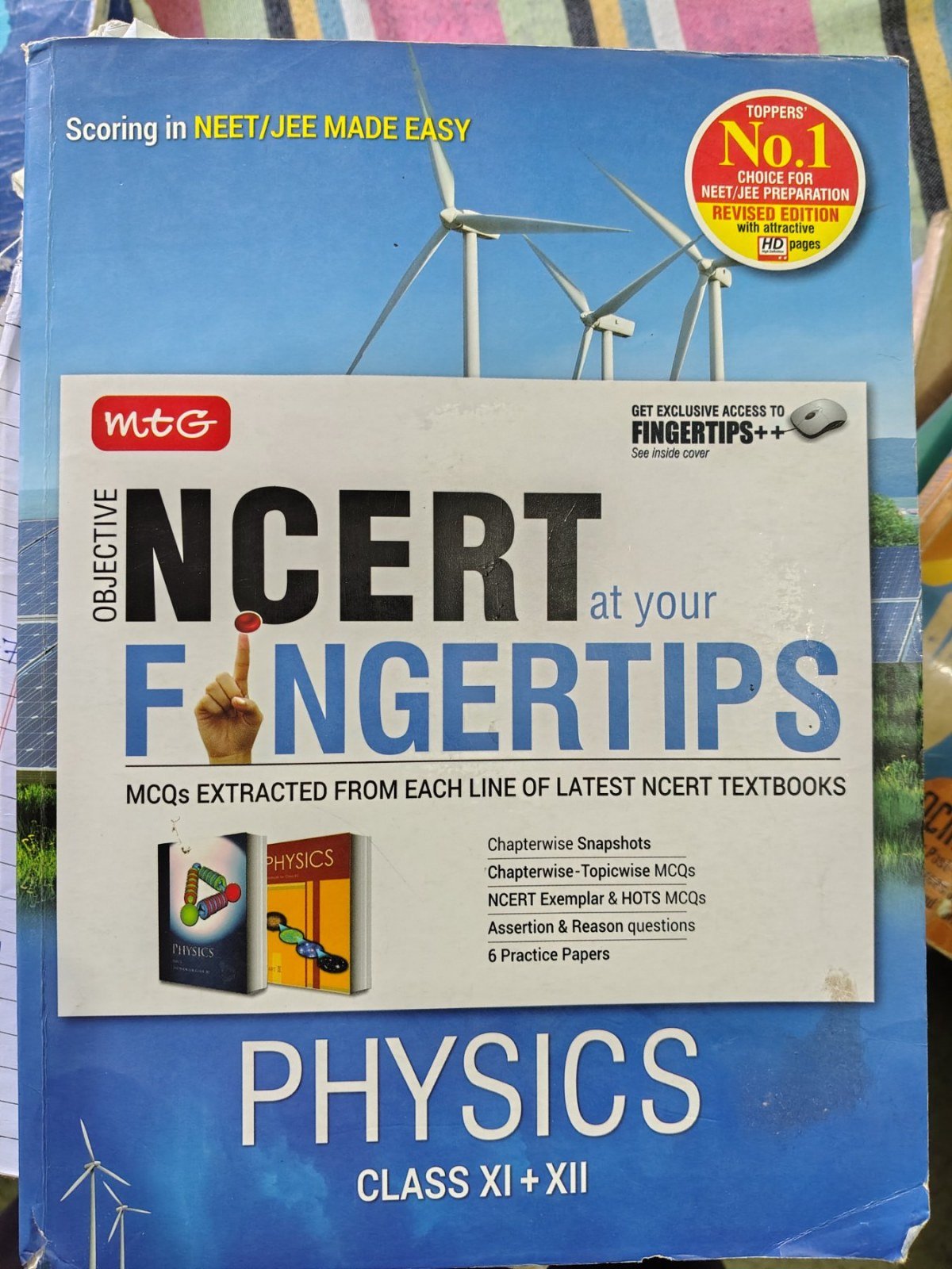 MTG PHYSICS NCERT FINGERTIPS FOR NEET/JEE - Second Hand - Bookaao