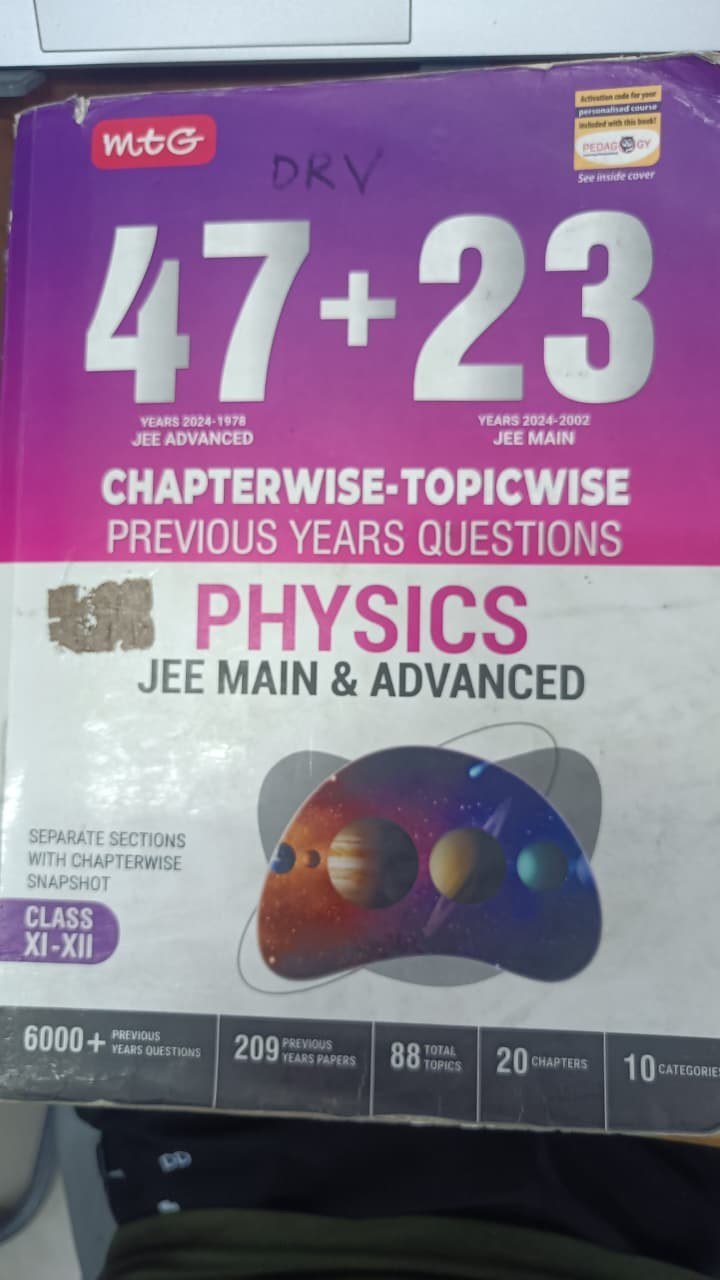 MTG previous year question ( PYQ ) Physics - Second Hand - Bookaao