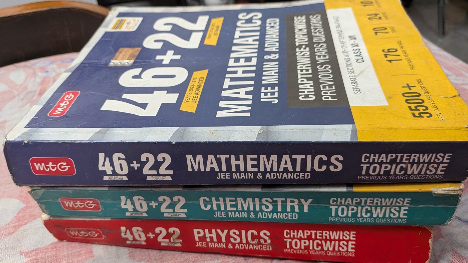 MTG pyq books (jee mains and advanced ) PCM - Second Hand - Bookaao
