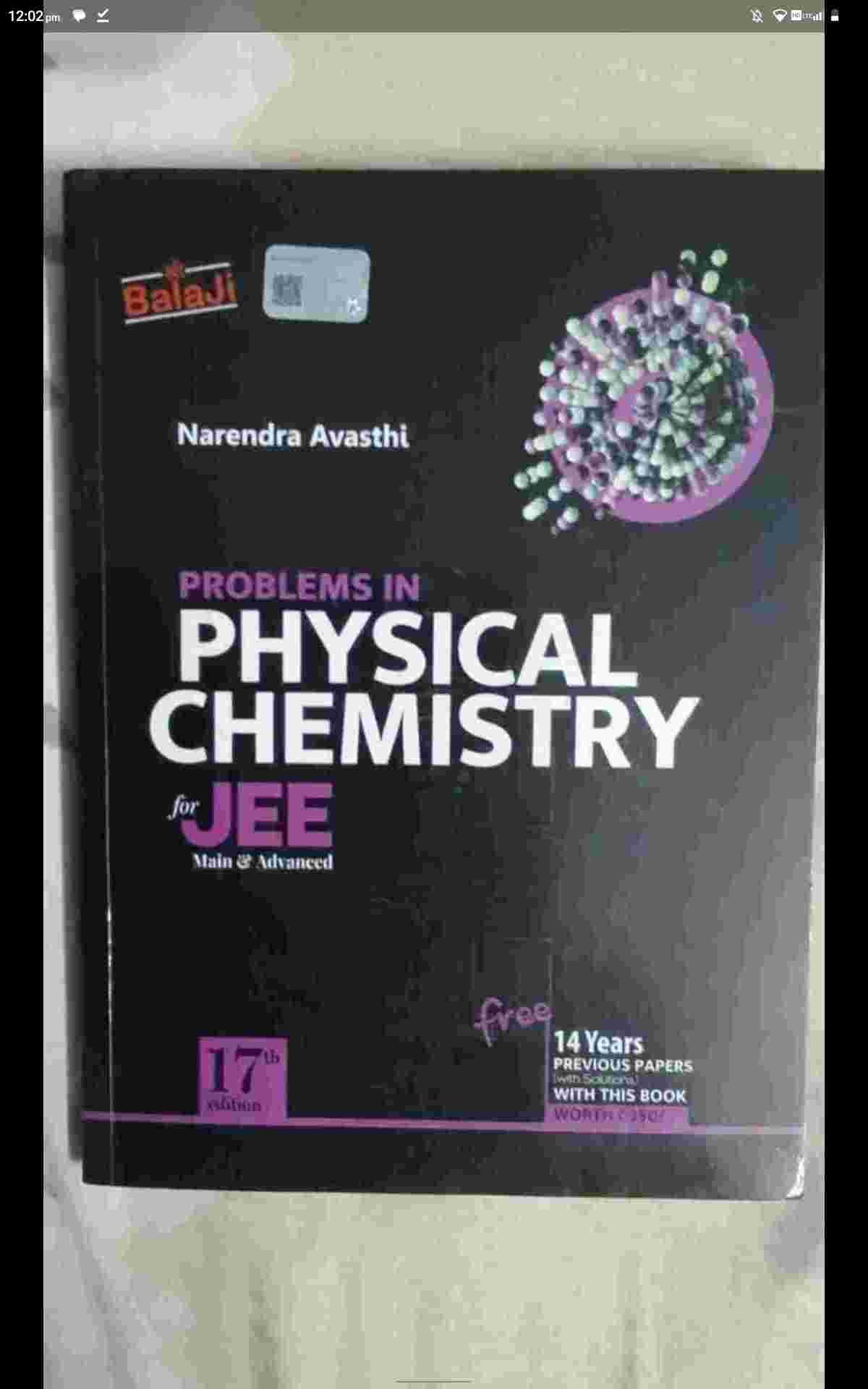 N avasthi physical chemistry book - Second Hand - Bookaao