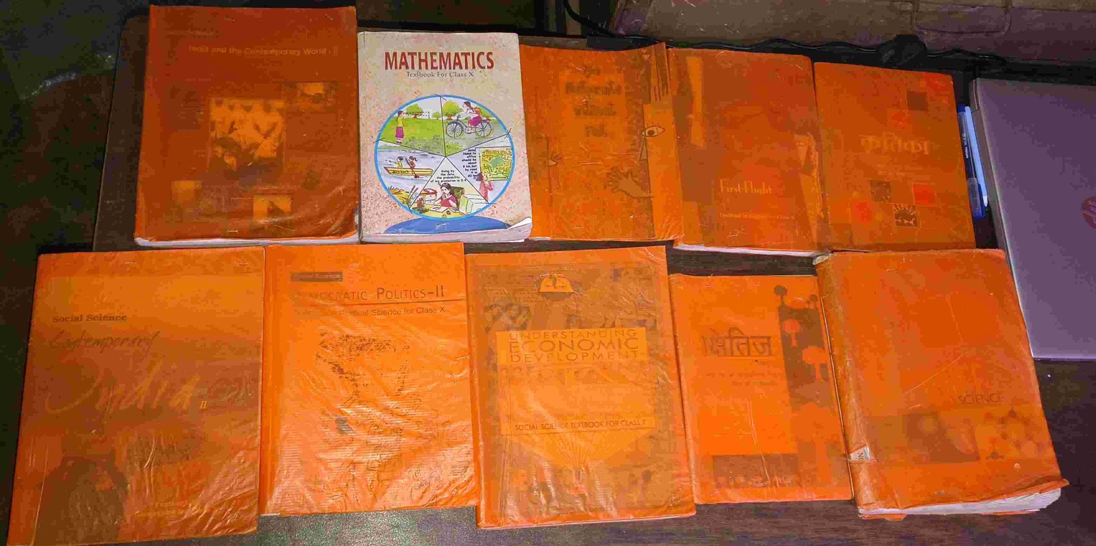 NCERT Class 10th all books available , CBSE  or MP - Second Hand - Bookaao