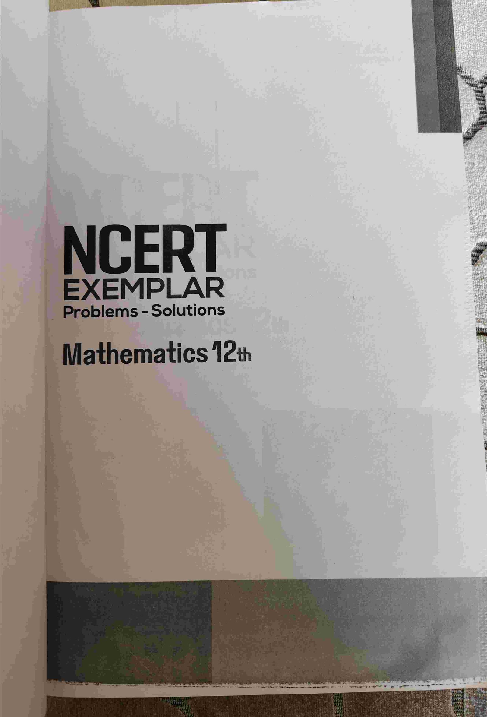 Buy New NCERT EXEMPLER MATHEMATICS CLASS 12 in Thane - Bookaao