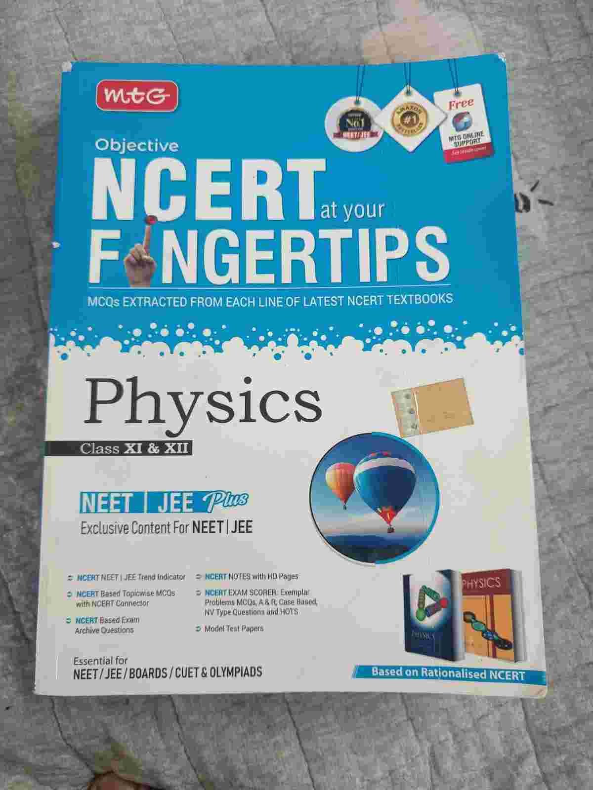 NCERT FINGERTIPS PHYSICS NEET/JEE - New Book - Bookaao