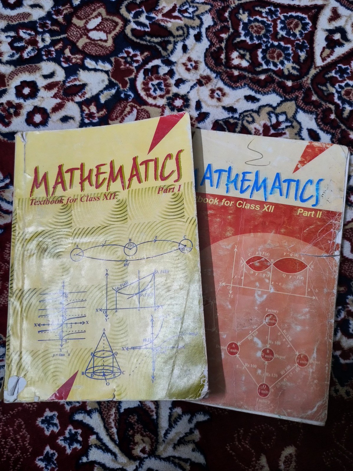 NCERT Mathematics Class 12 Both Parts 1 and 2 - Second Hand - Bookaao