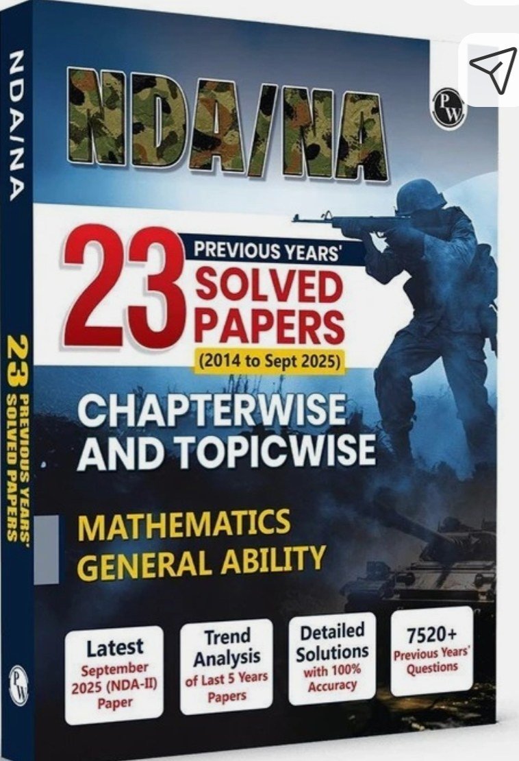 Buy Second Hand Nda pw 23 year pyq book & Rs agarwal mathematics in Patna - Bookaao