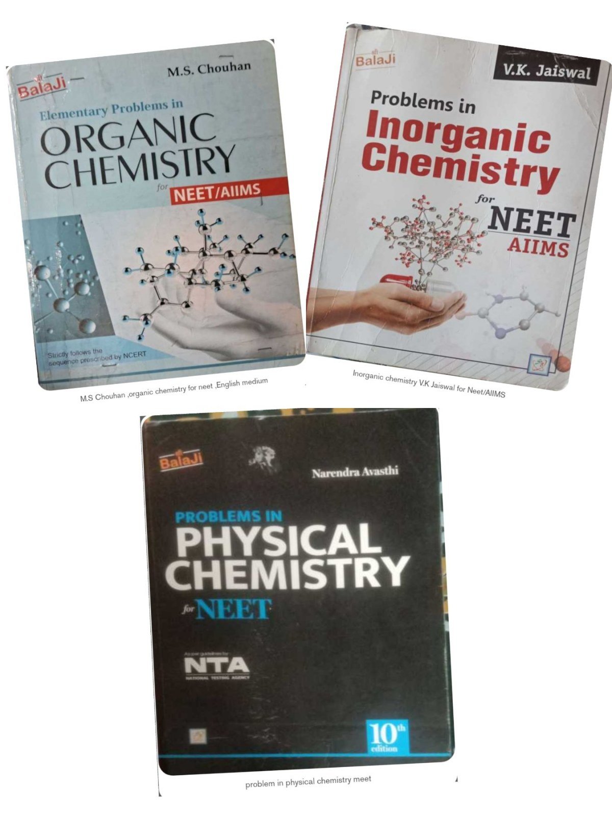 neet Chemistry set of 3 book - Second Hand - Bookaao