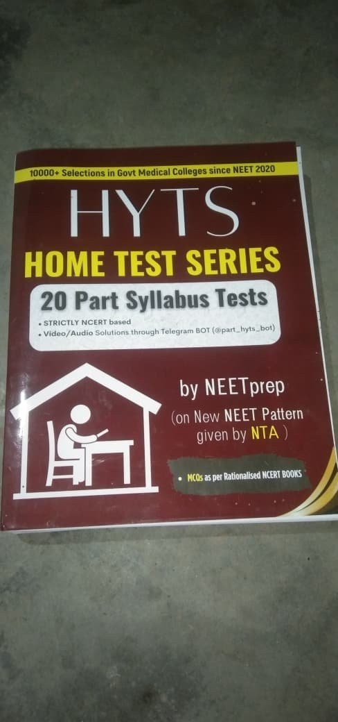 Neet HYTS Home test series book - Second Hand - Bookaao