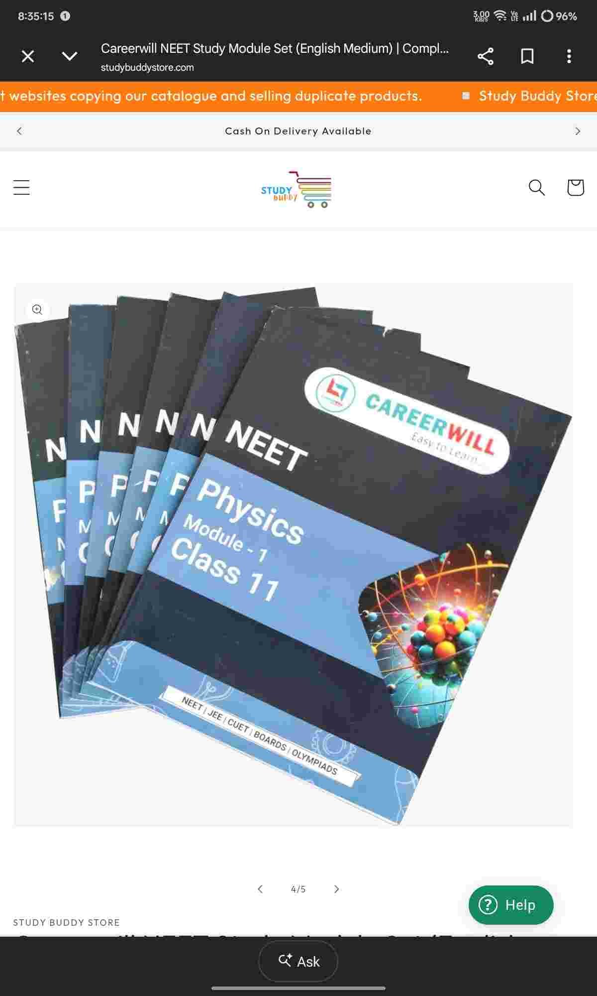 Neet module career will - New Book - Bookaao