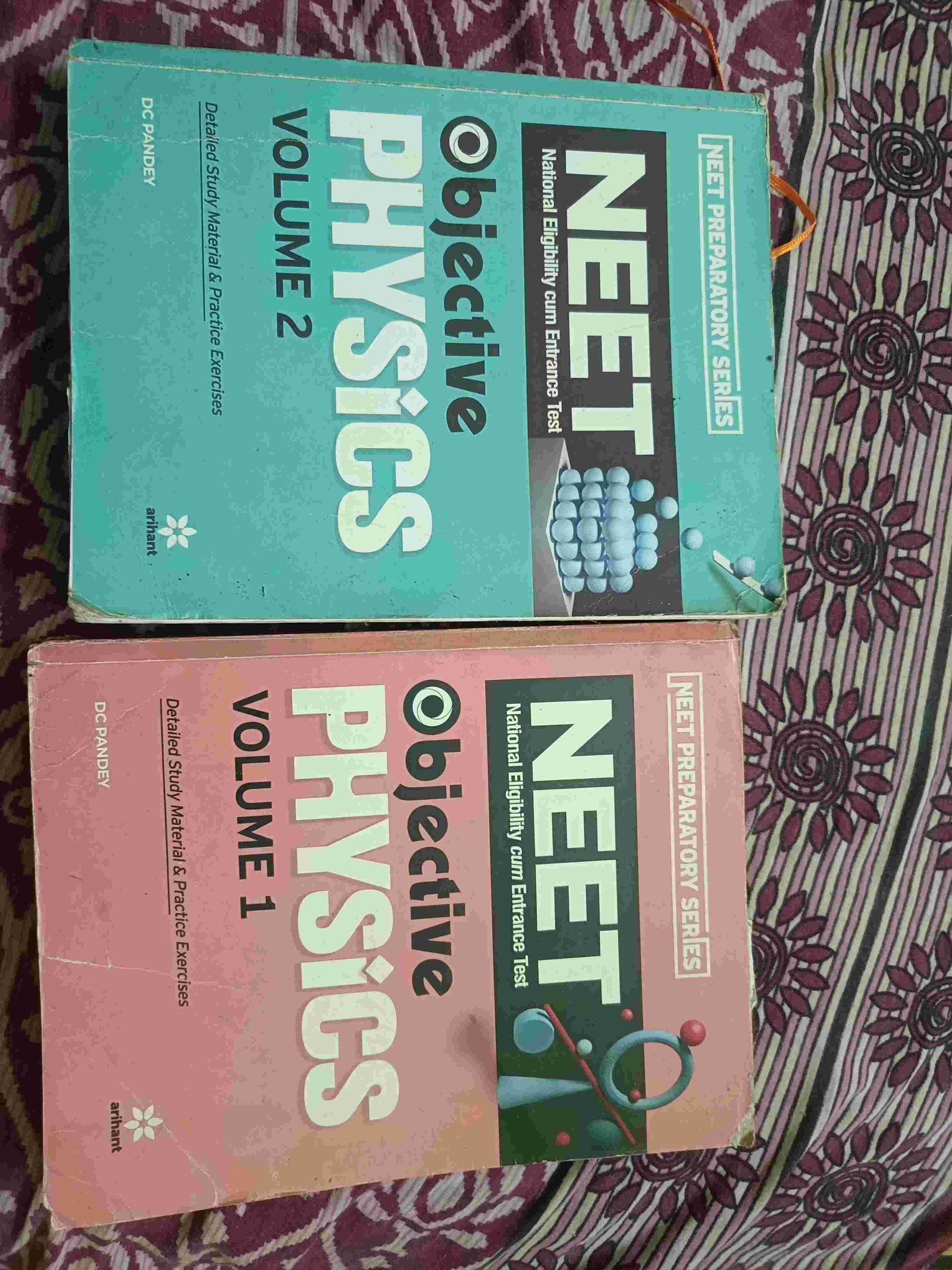 NEET Objective Physics DC Pandey Volume 1&2 - Second Hand - Bookaao