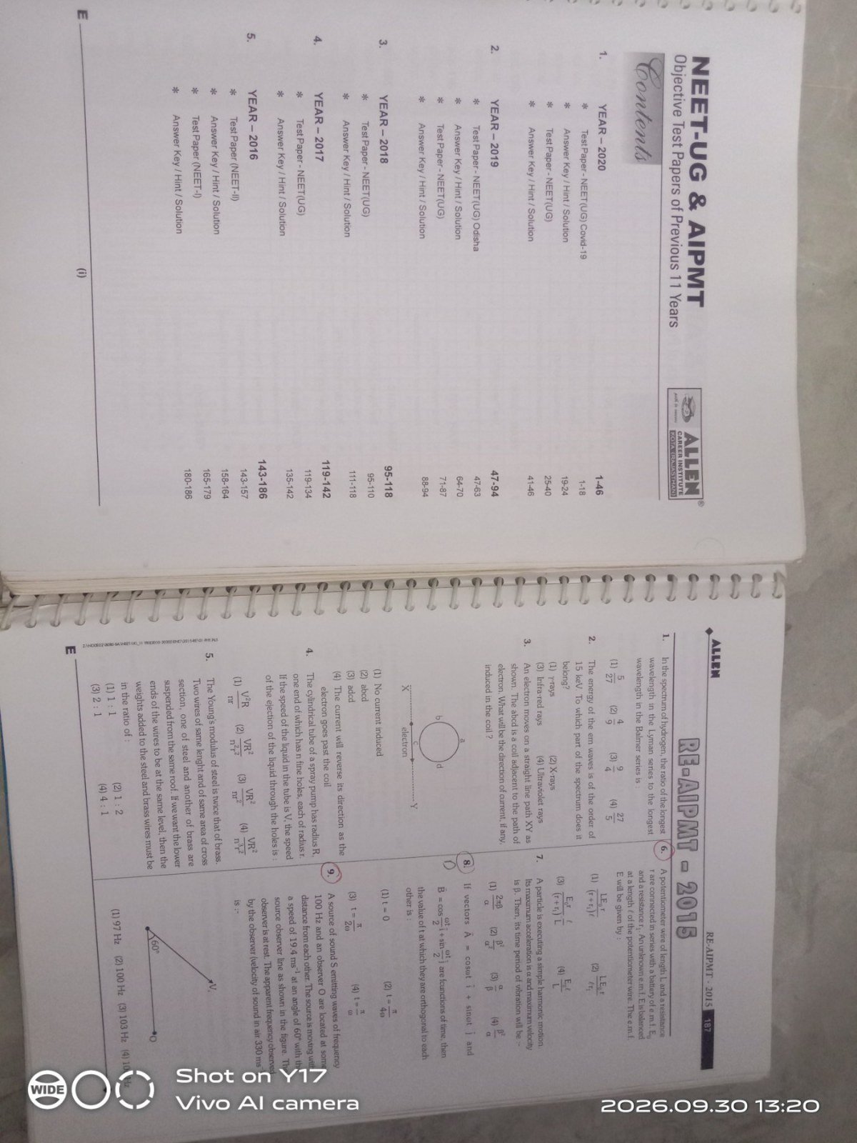 Neet question paper from 2010 to 2020 - Second Hand - Bookaao