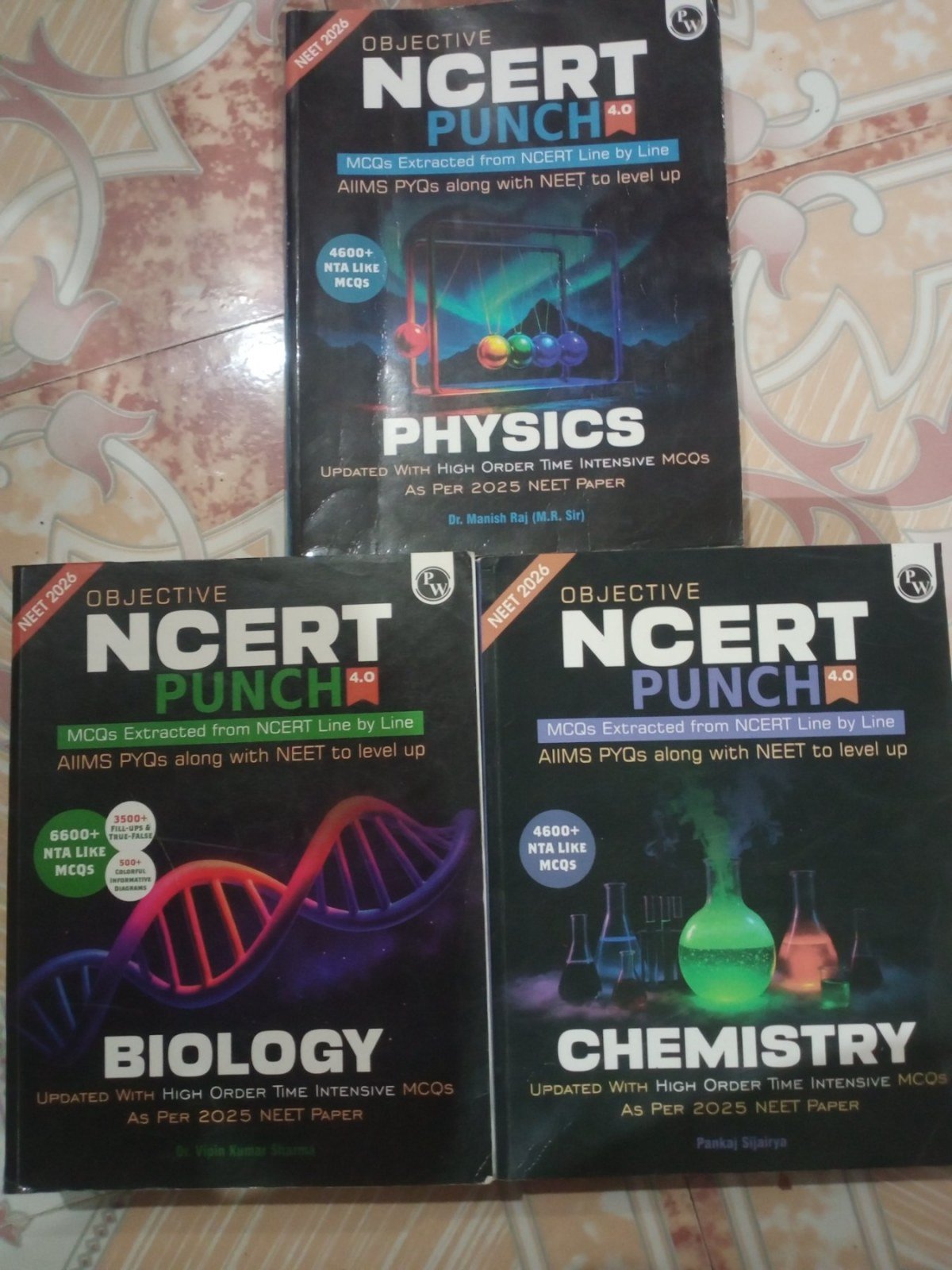 NEET Students - PW NCERT PUNCH bio, chemistry, phy - Second Hand - Bookaao