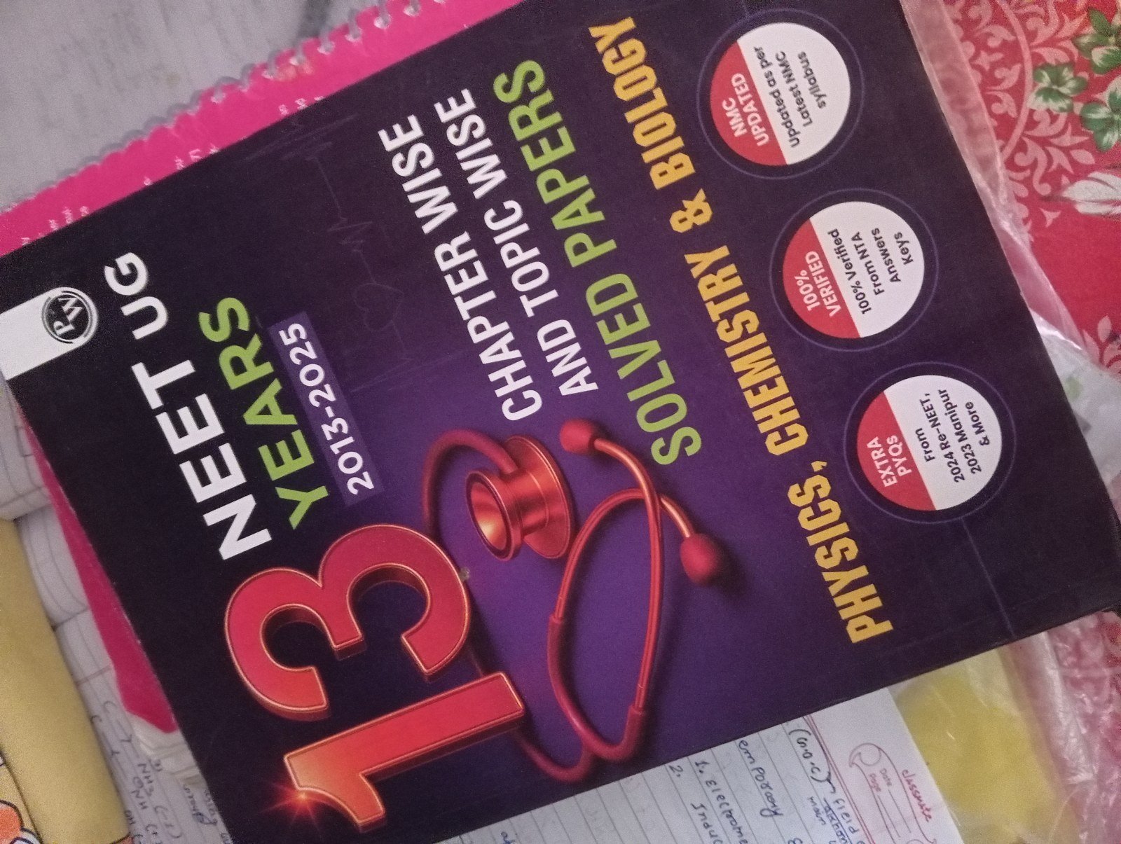 Neet UG 13 year chapterand topic wise solved paper - New Book - Bookaao