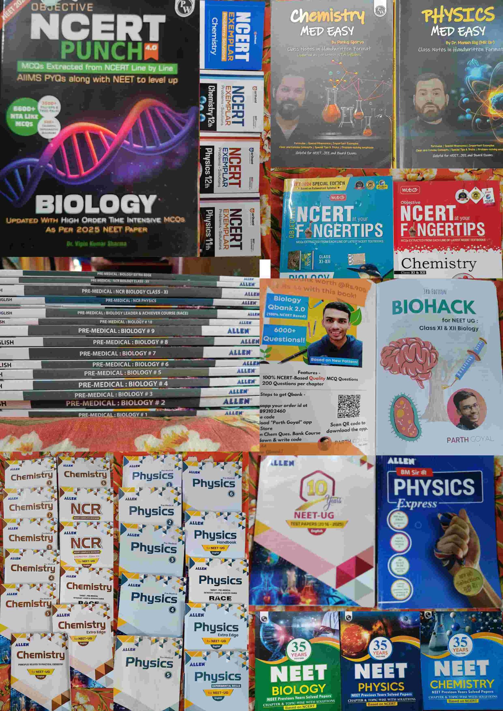 NEET ULTIMATE COMBO WITH ALLEN MODULES - Second Hand - Bookaao