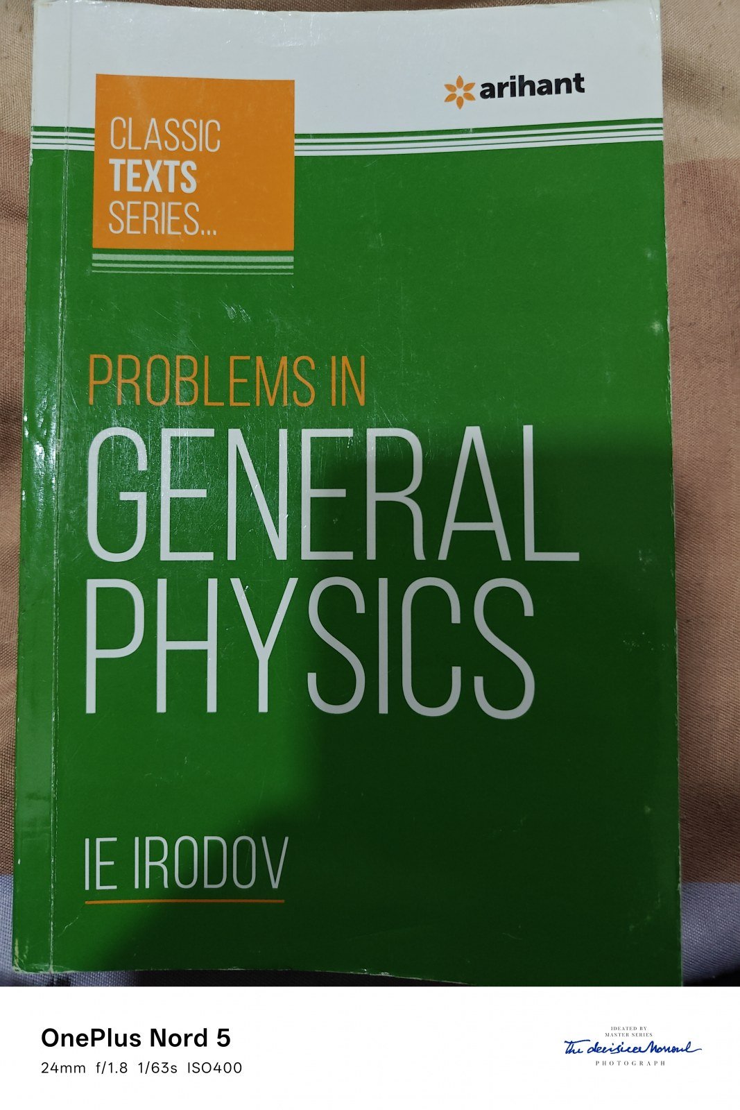 New IE IRODOV physics (Arihant Publication) - New Book - Bookaao