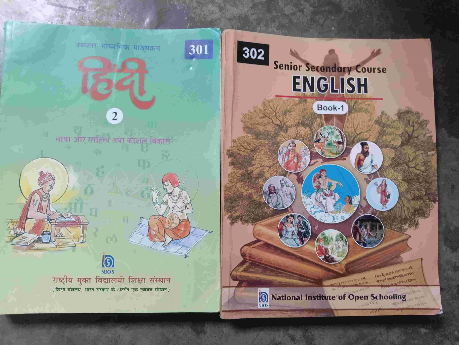 Nios class 12th Hindi, English - Second Hand - Bookaao