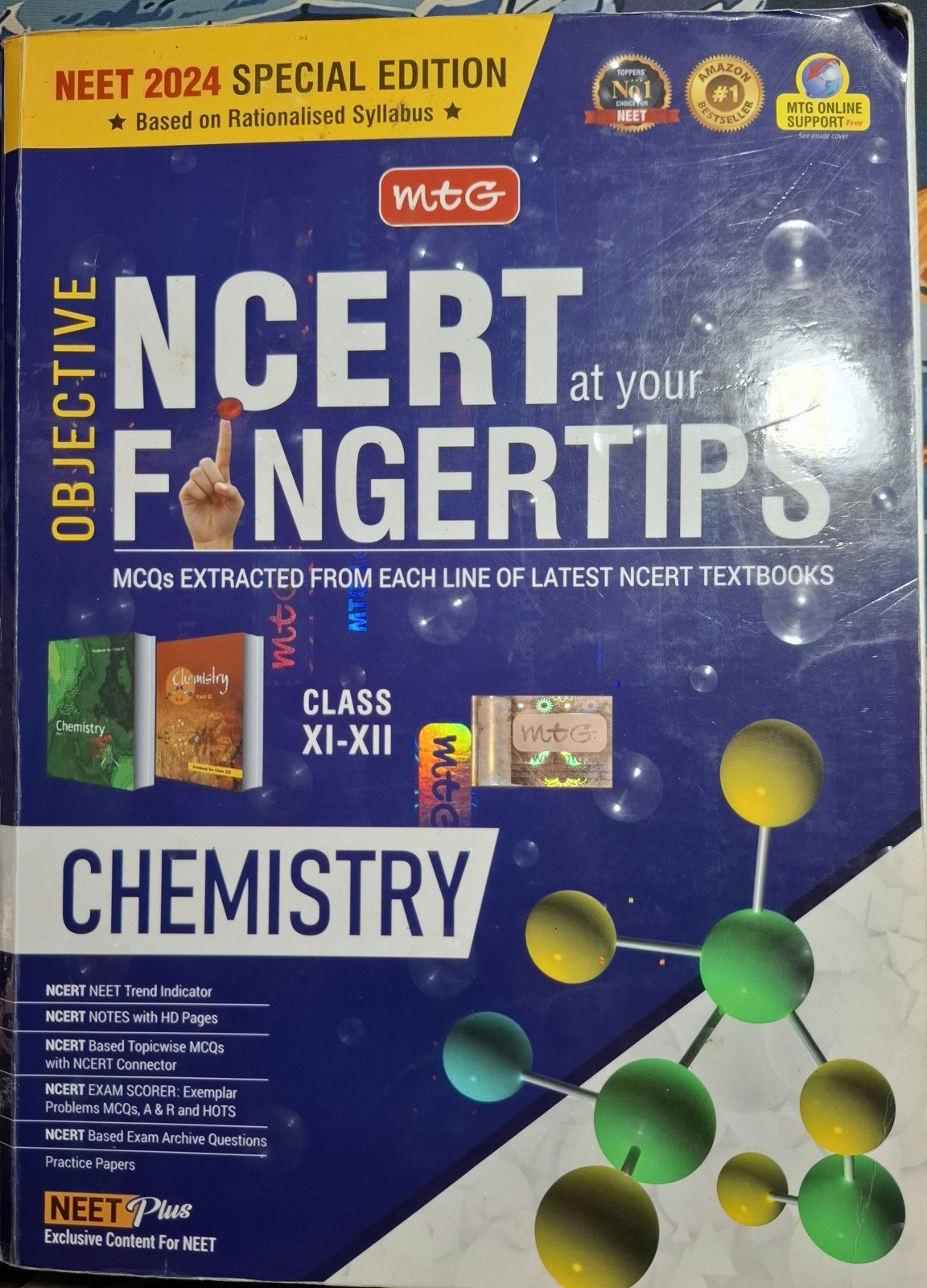 Objective NCERT FINGERTIPS Chemistry NEET2024 - Second Hand - Bookaao