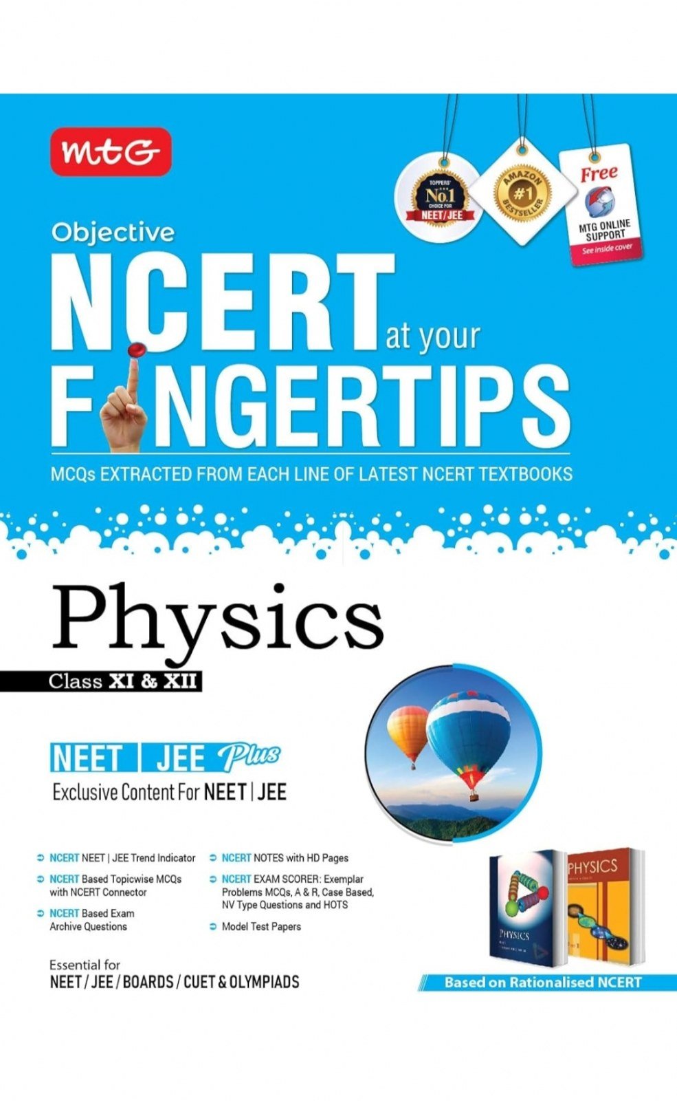 Objective NCERT of fingertips physics neet mtg - New Book - Bookaao
