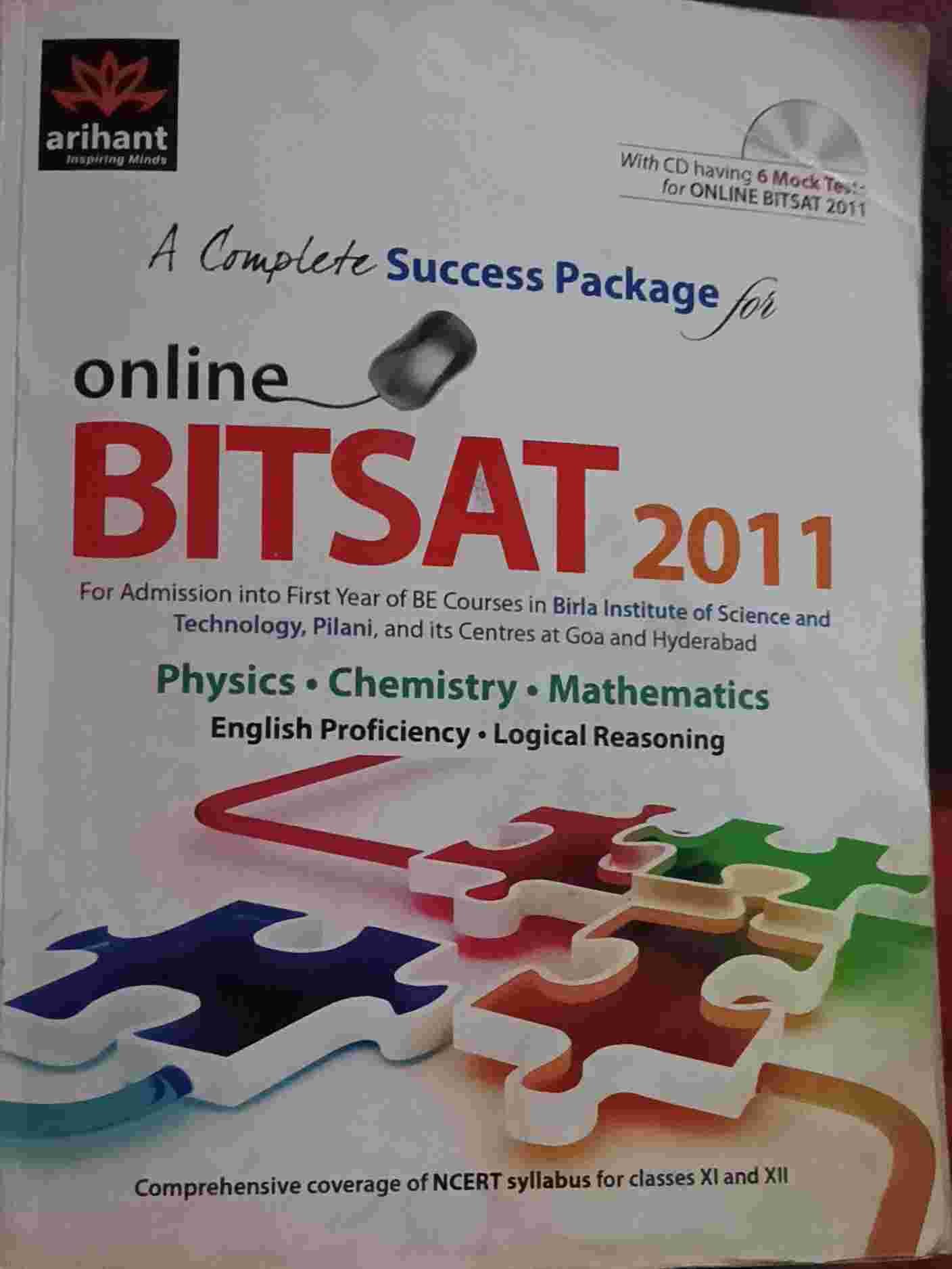 Online BITSAT 2011 Success Package Arihant - Second Hand - Bookaao