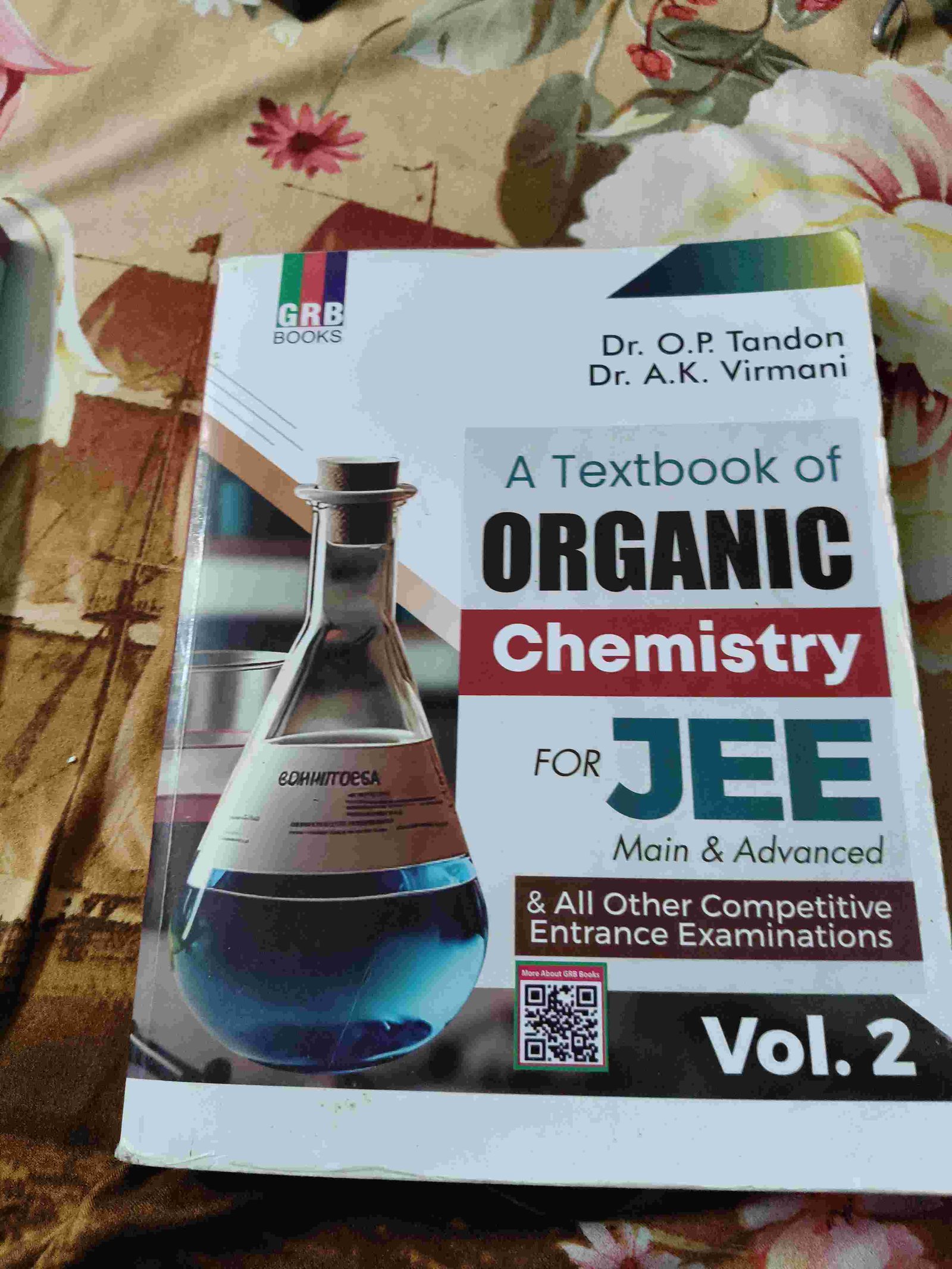 OP Tandon Ak Veeramani Organic Chem for JEE Vol 2 - Second Hand - Bookaao