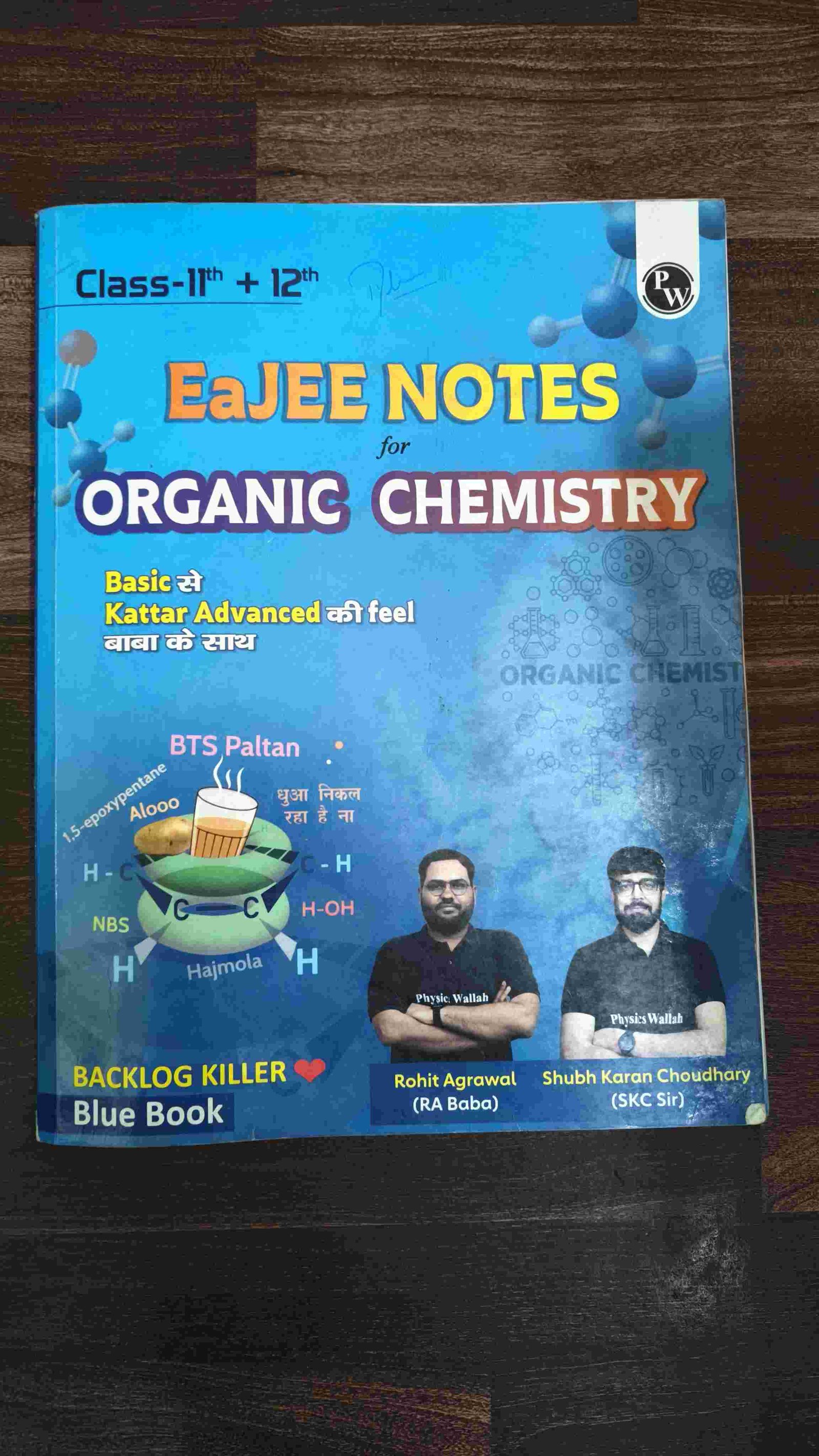 Organic chemistry eajee notes - Second Hand - Bookaao