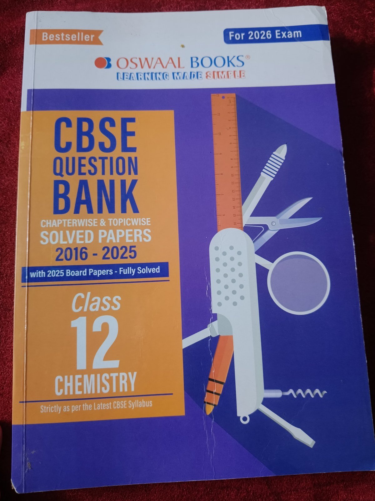 Oswaal Books CBSE Question Bank Class 12 Chemistry - Second Hand - Bookaao