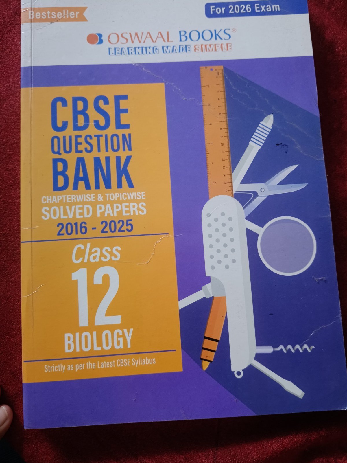 Oswaal Books CBSE Question Bank Class 12 Biology - Second Hand - Bookaao