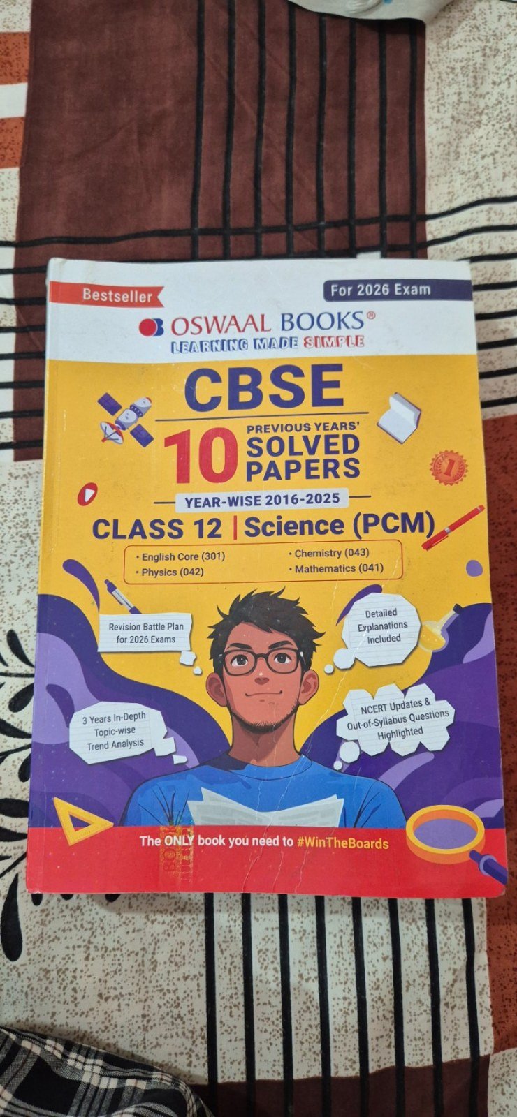 Buy New Oswaal cbse 10 previous year solved paper  12 pcm in Rajkot - Bookaao