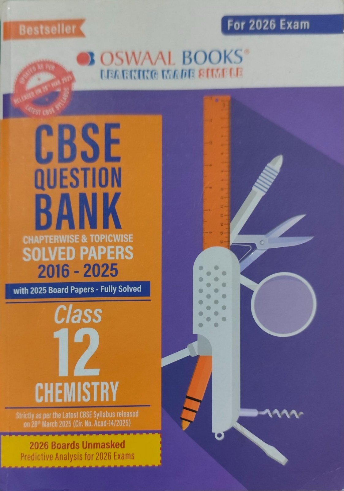 Oswaal CBSE question bank for class 12 - New Book - Bookaao