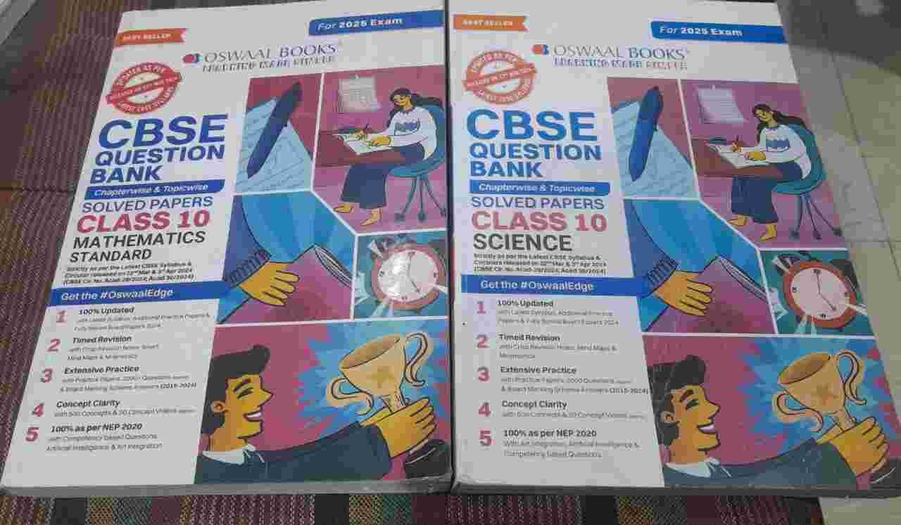 Buy Second Hand Oswaal Class 10 CBSE solved chapterwise que bank in Delhi - Bookaao