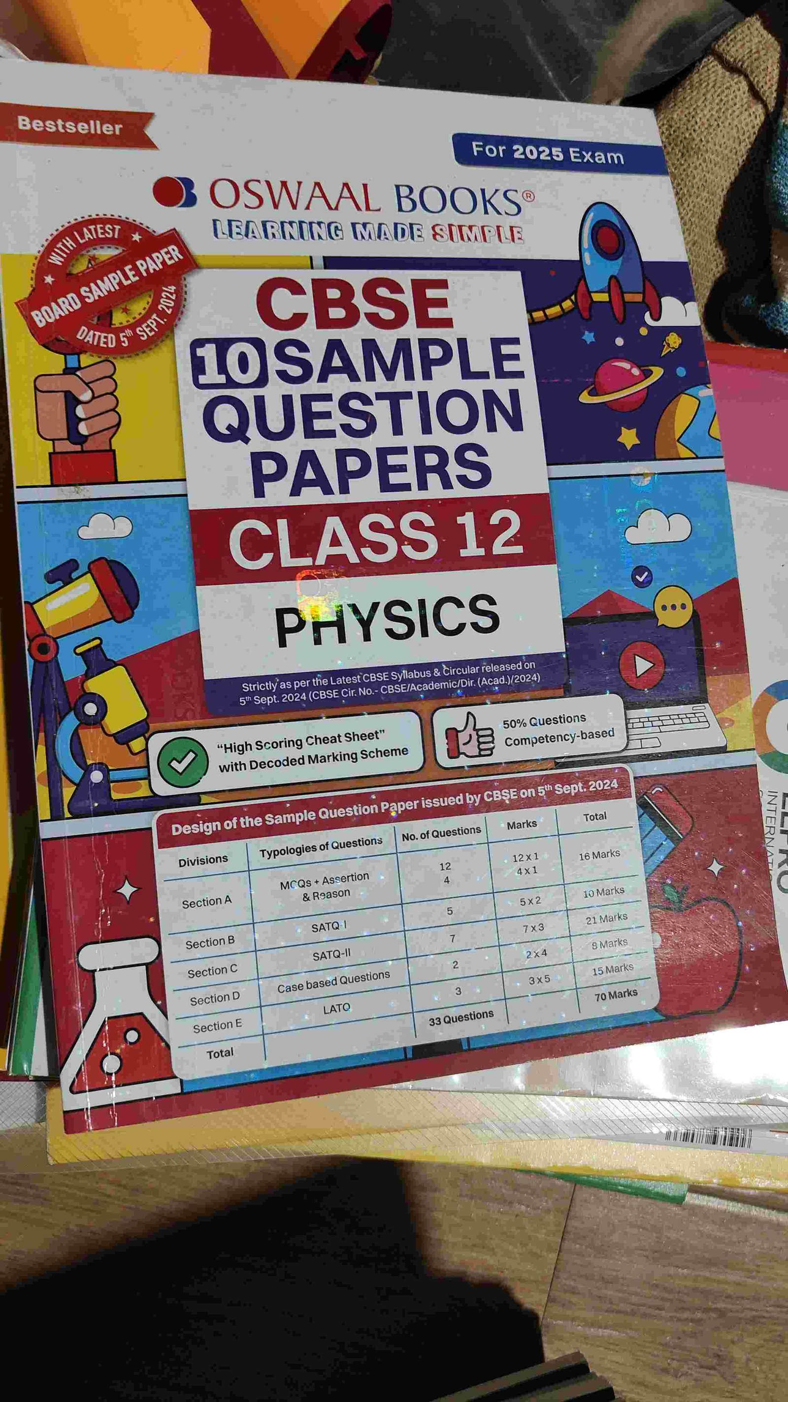 Buy New OSWAAL Class 12 Book ( 10 SQPs) PHYSICS in Moshi, PCMC - Bookaao