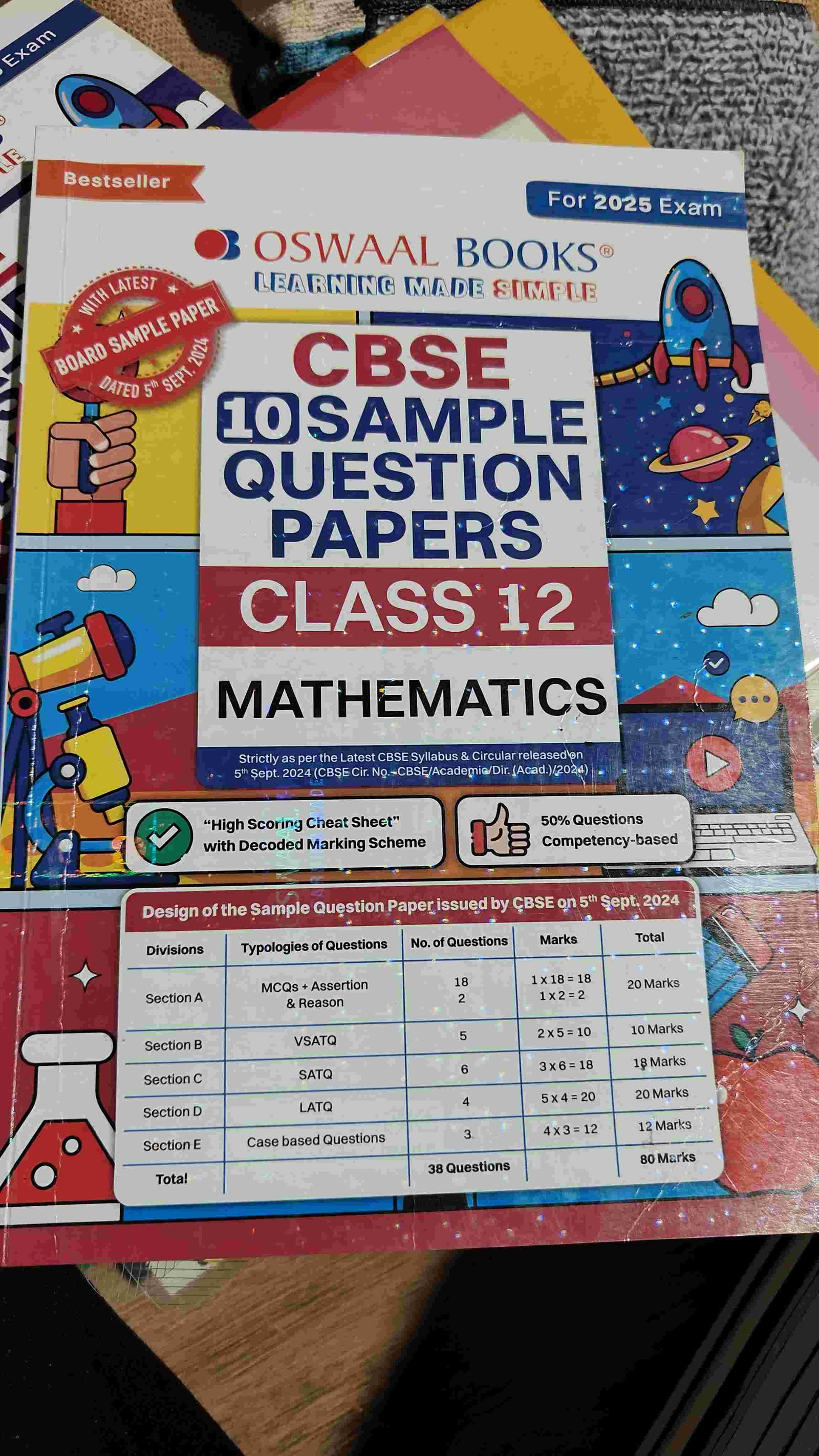 OSWAAL Class 12 Book ( 10 SQPs) - New Book - Bookaao