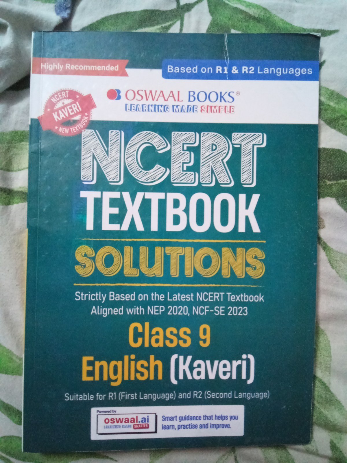 Oswaal Ncert Solutions english  class 9 - New Book - Bookaao