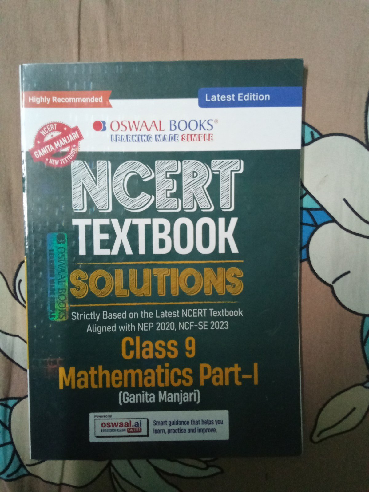 Oswaal Ncert Solutions maths class 9 - New Book - Bookaao