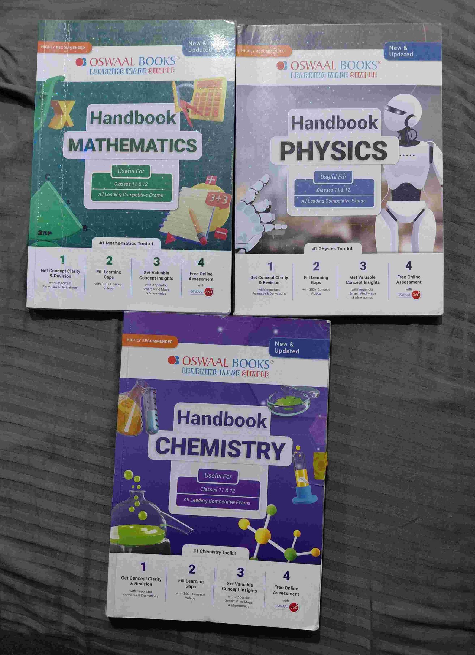 Oswaal PCM Handbook Set(11th & 12th) - Second Hand - Bookaao