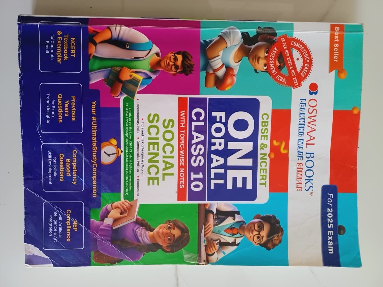 OswaalCBSE & NCERT One For All Class 10 Social Sci - Second Hand - Bookaao