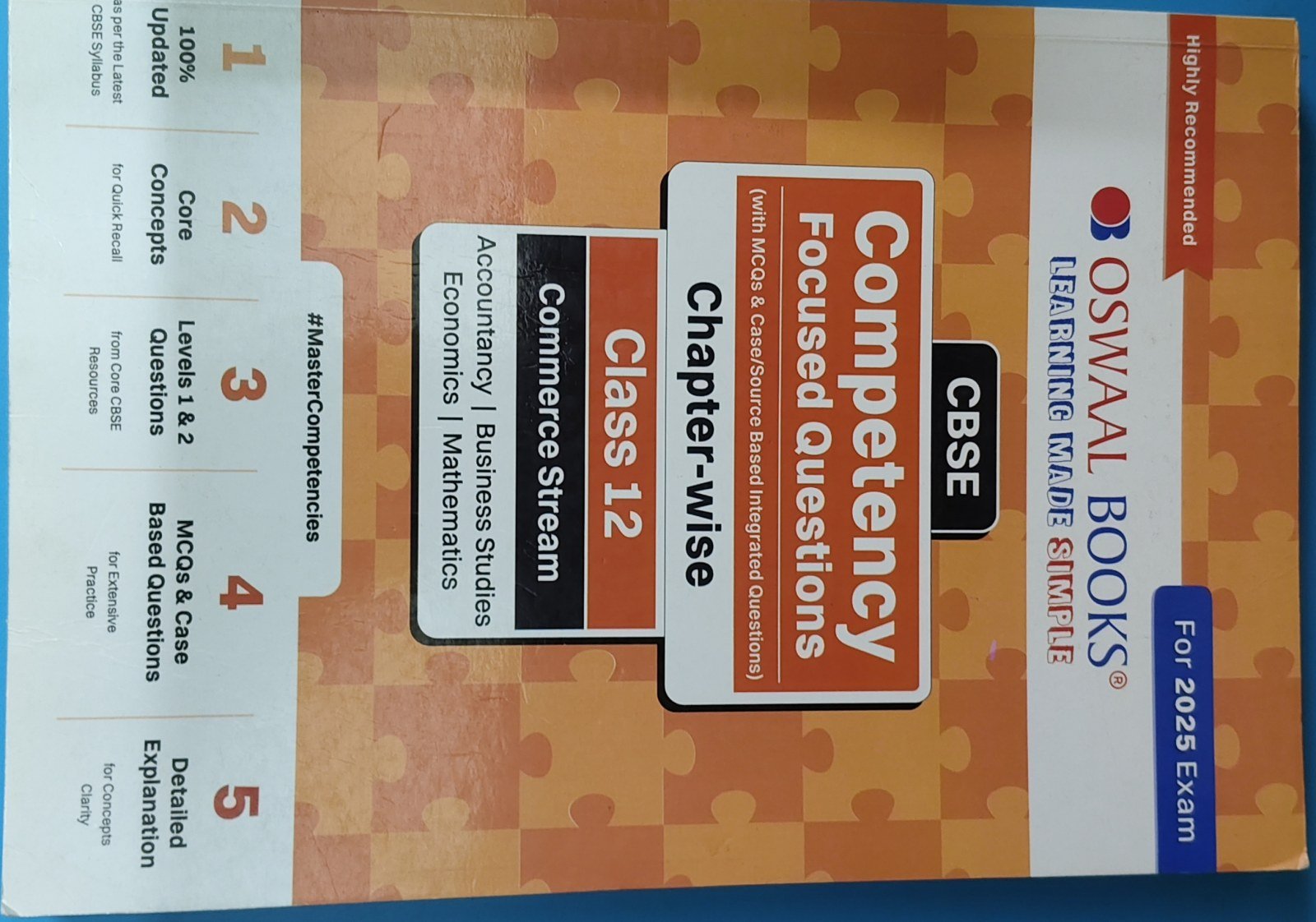 Oswal Books Competency Focused Questions Commerce - New Book - Bookaao