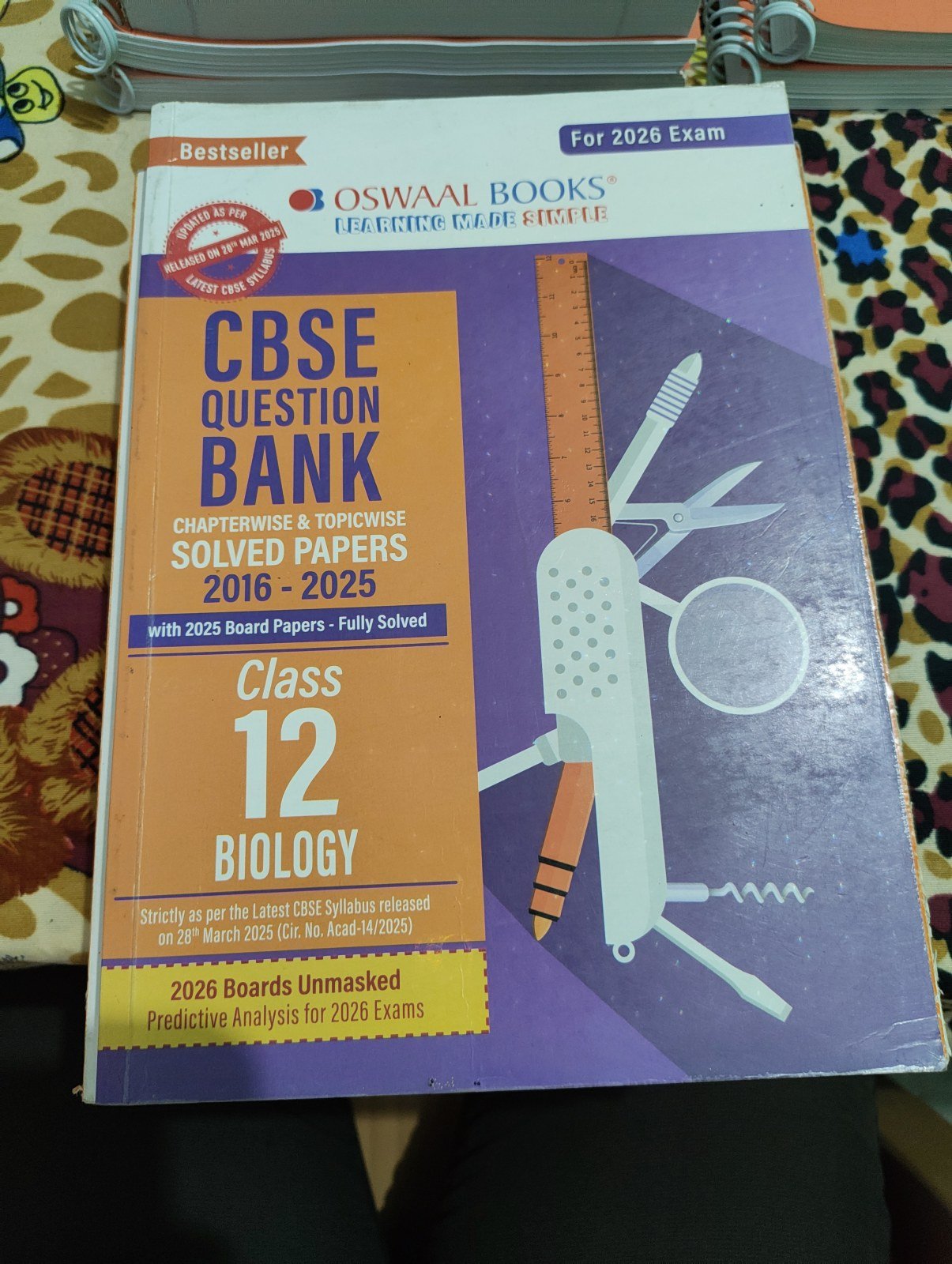 OSWAL CBSE CHAPTER WISE BIOLOGY 12TH - Second Hand - Bookaao