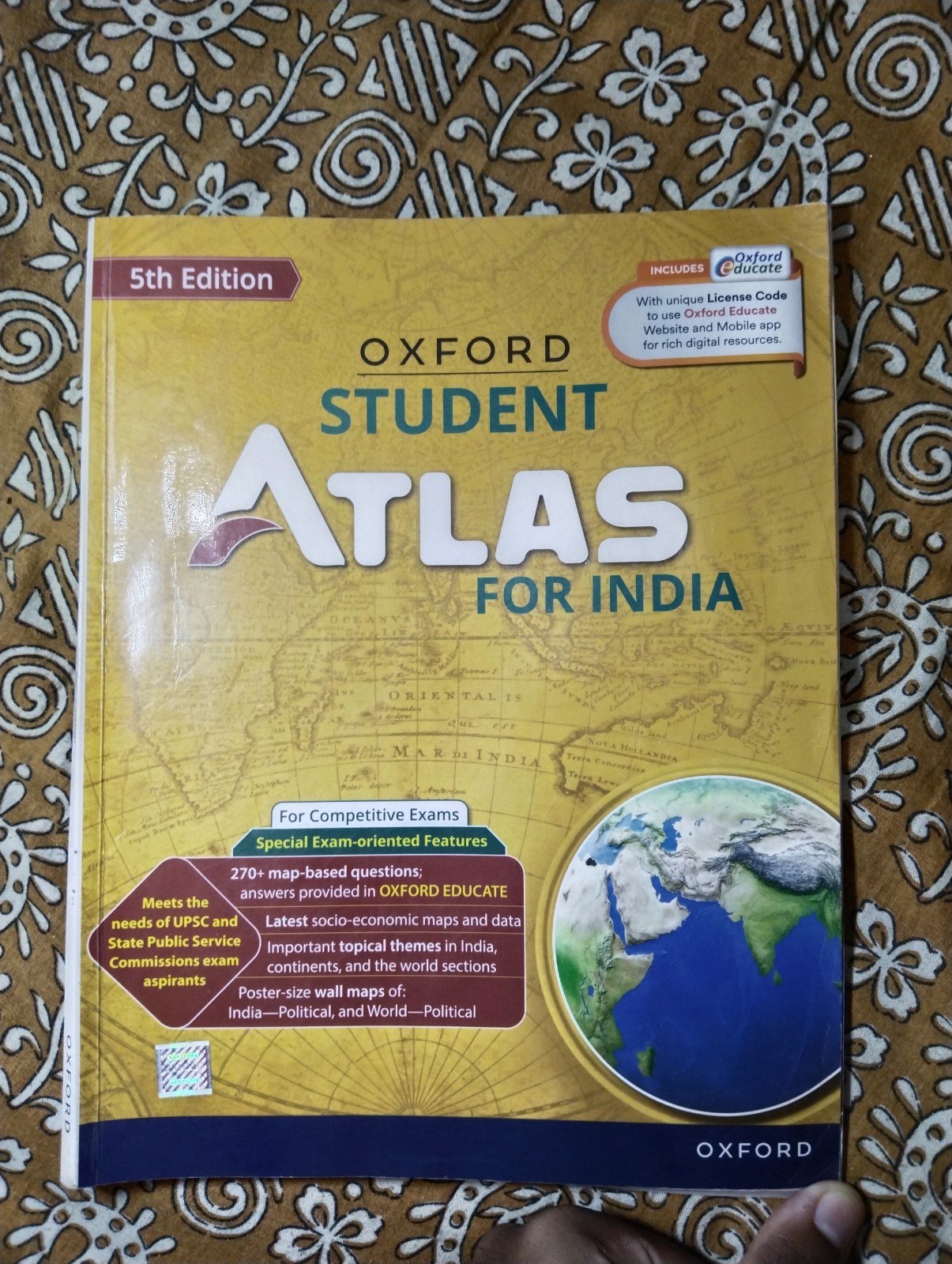 Oxford Student Atlas for India. - Second Hand - Bookaao