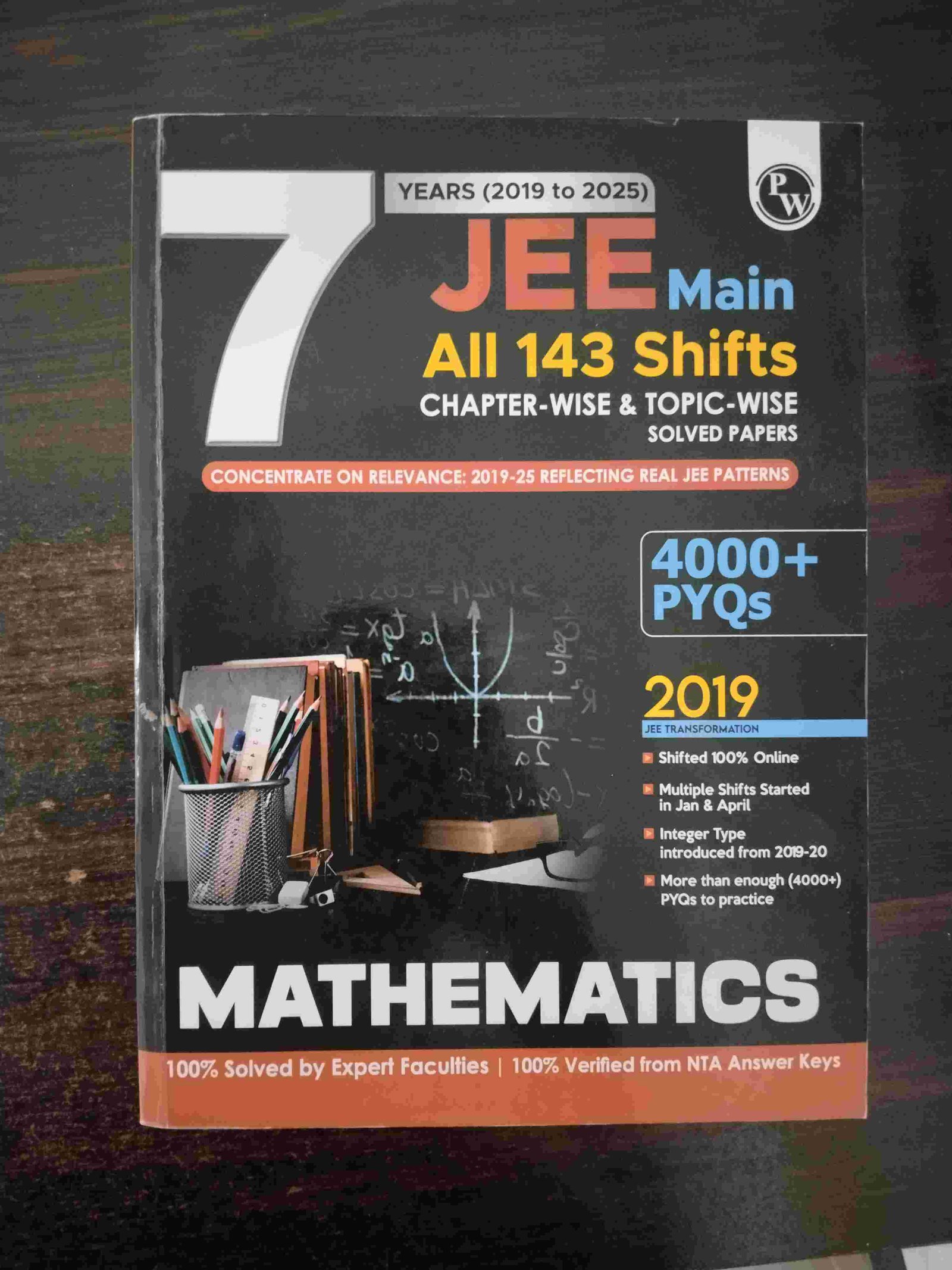 Buy New Past 7 years of jee main book of mathematics By PW in Bagaha Bihar - Bookaao