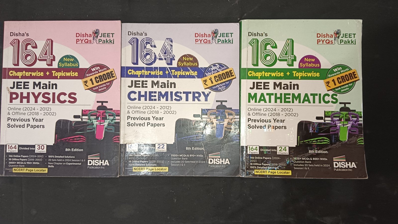 PCM JEE MAINS PYQ'S -[2012-2024] DISHA PUBLICATION - Second Hand - Bookaao