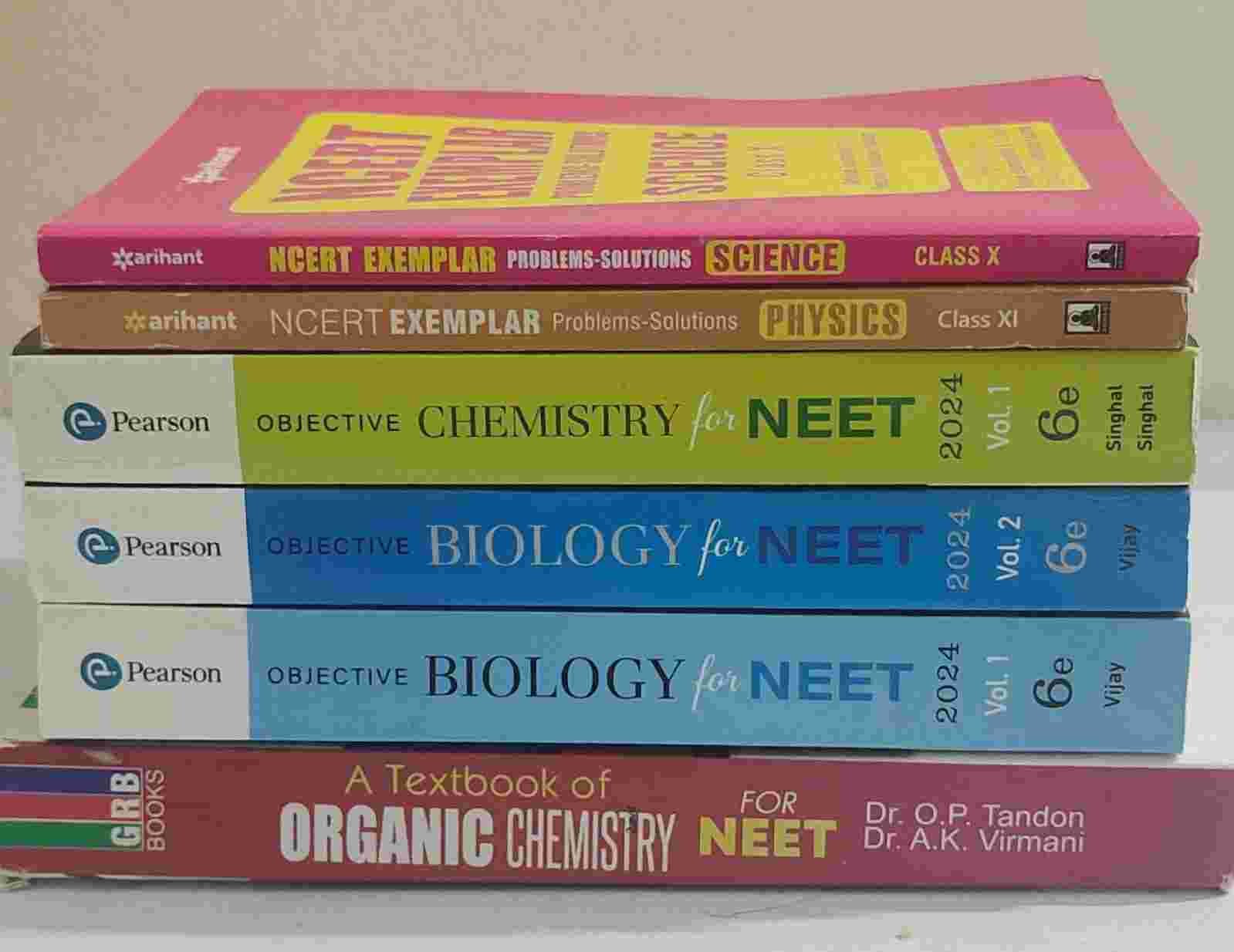 Pearson, GRB & Arihant (MCQ Practising books NEET) - New Book - Bookaao